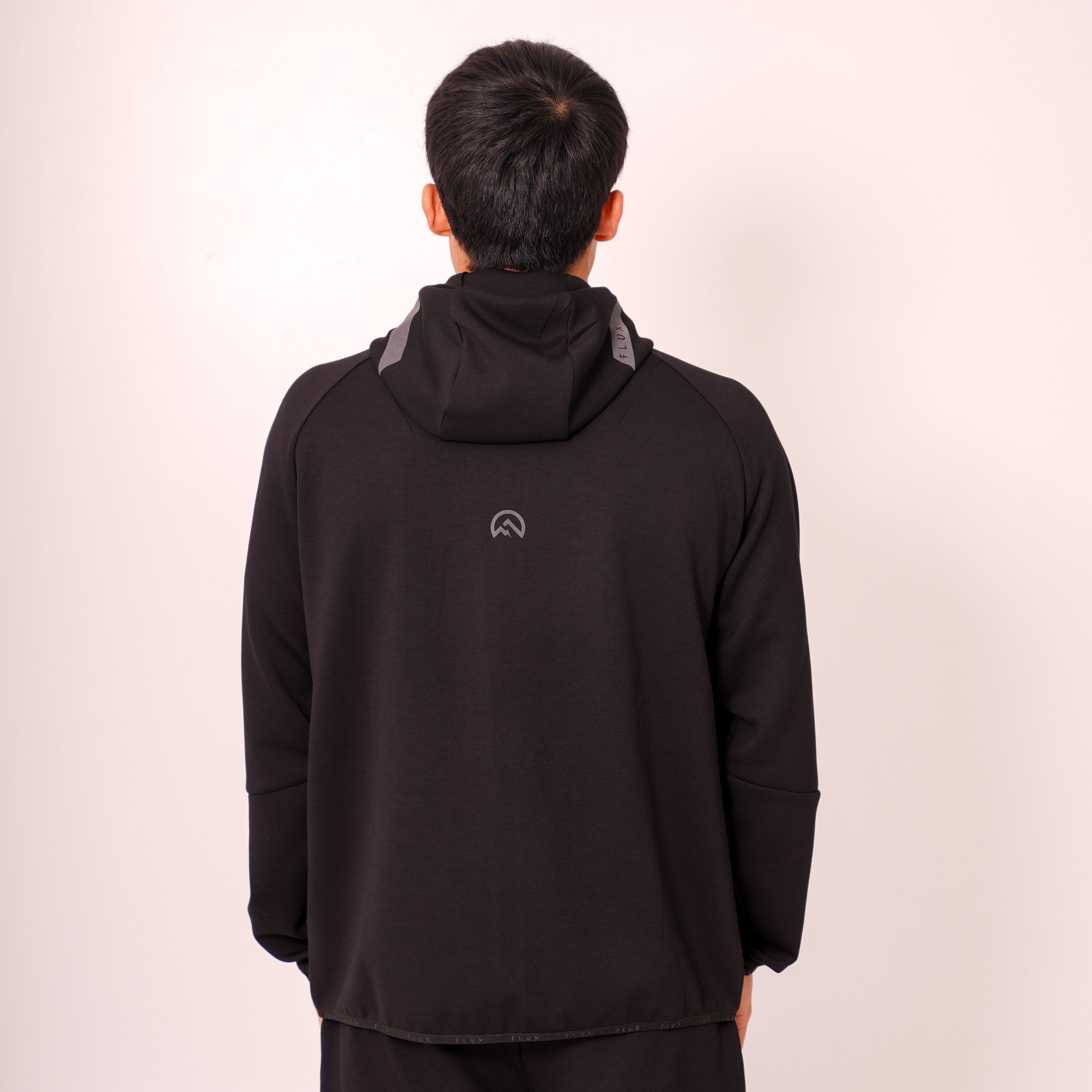 Flux Velar Zip Hoody Black