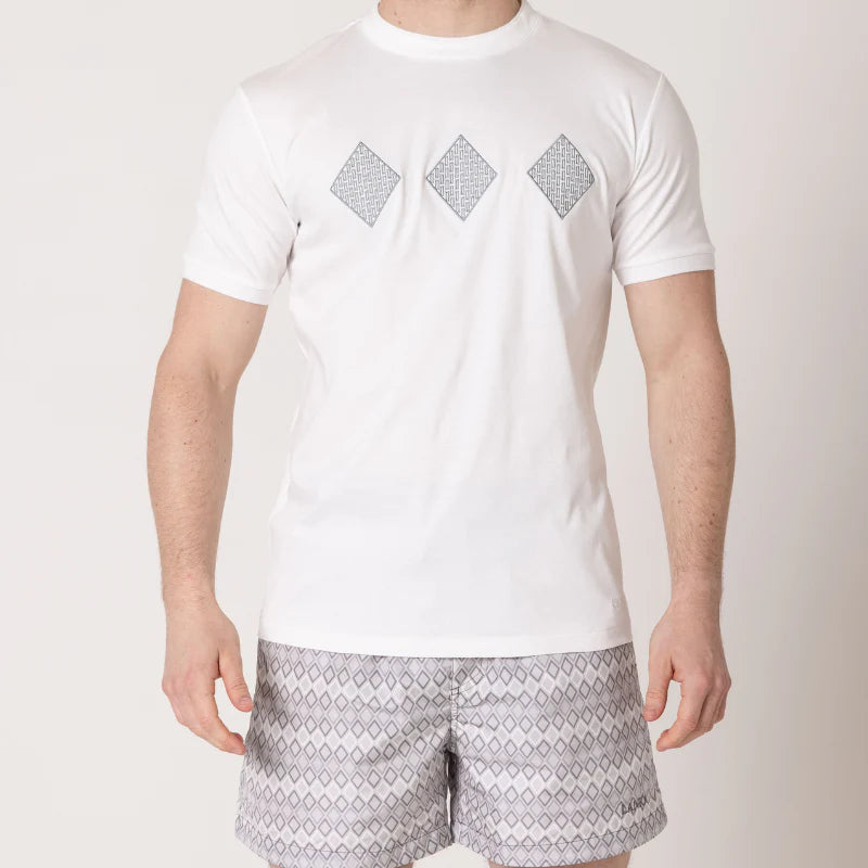 Lanka Diamond Tee White