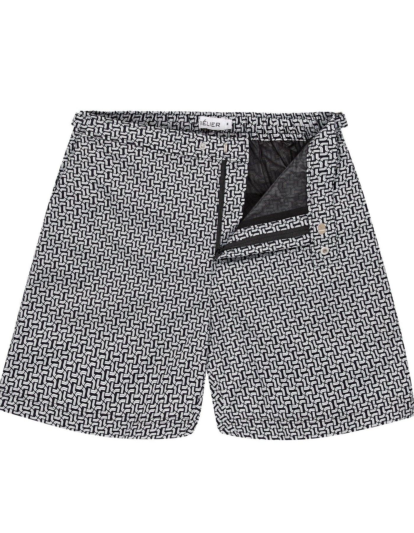 Belier Chain Swim Short Black
