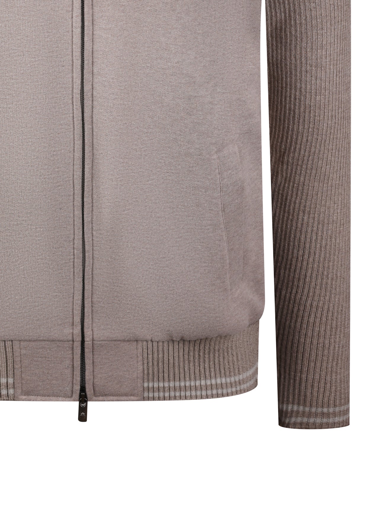Capobianco Full Zip Knit Beige