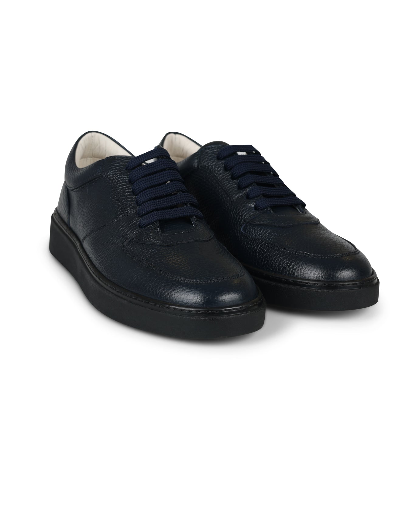 Cerruti Leather Grain Navy