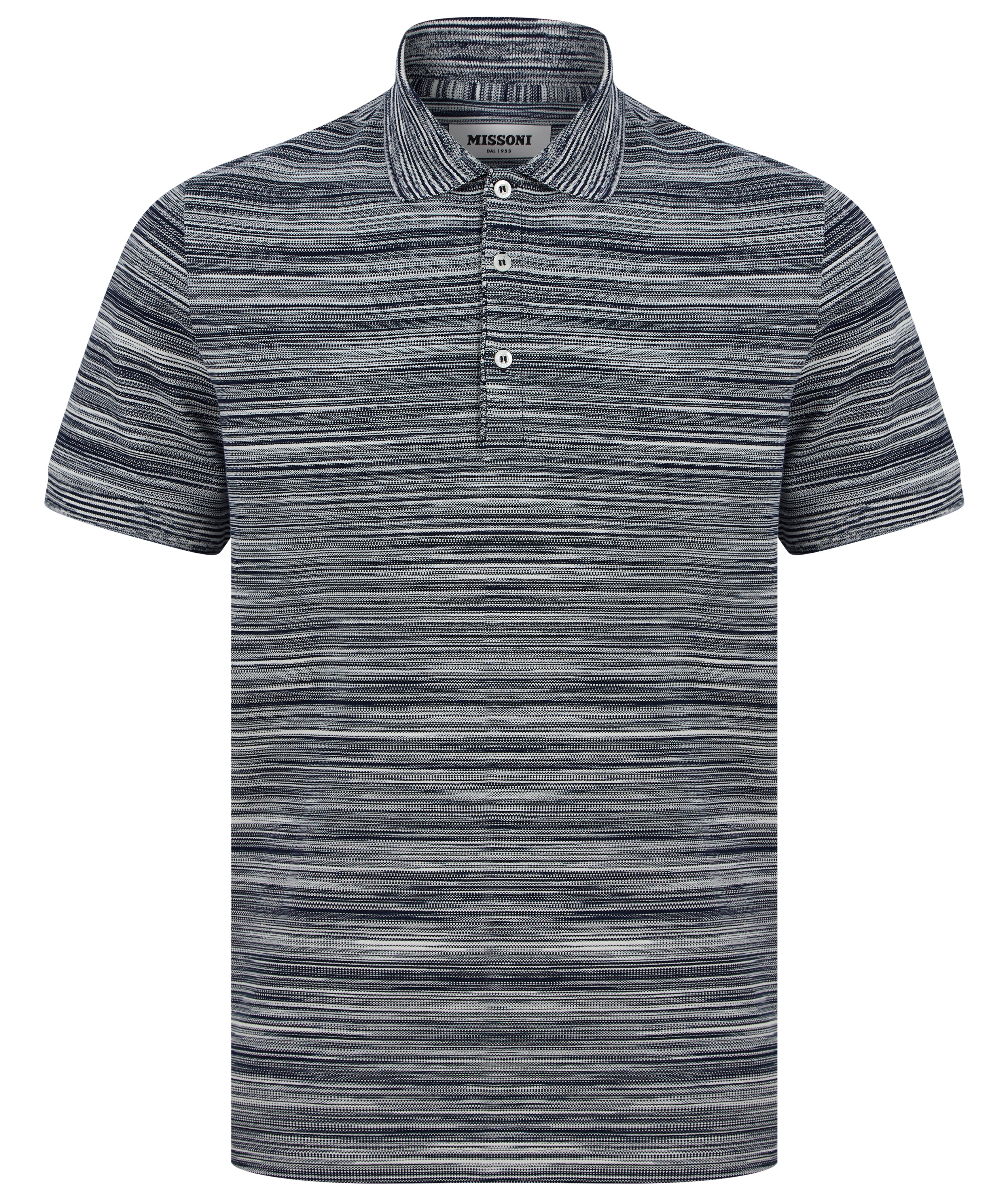 Load image into Gallery viewer, Missoni Classic Stripe Polo Navy
