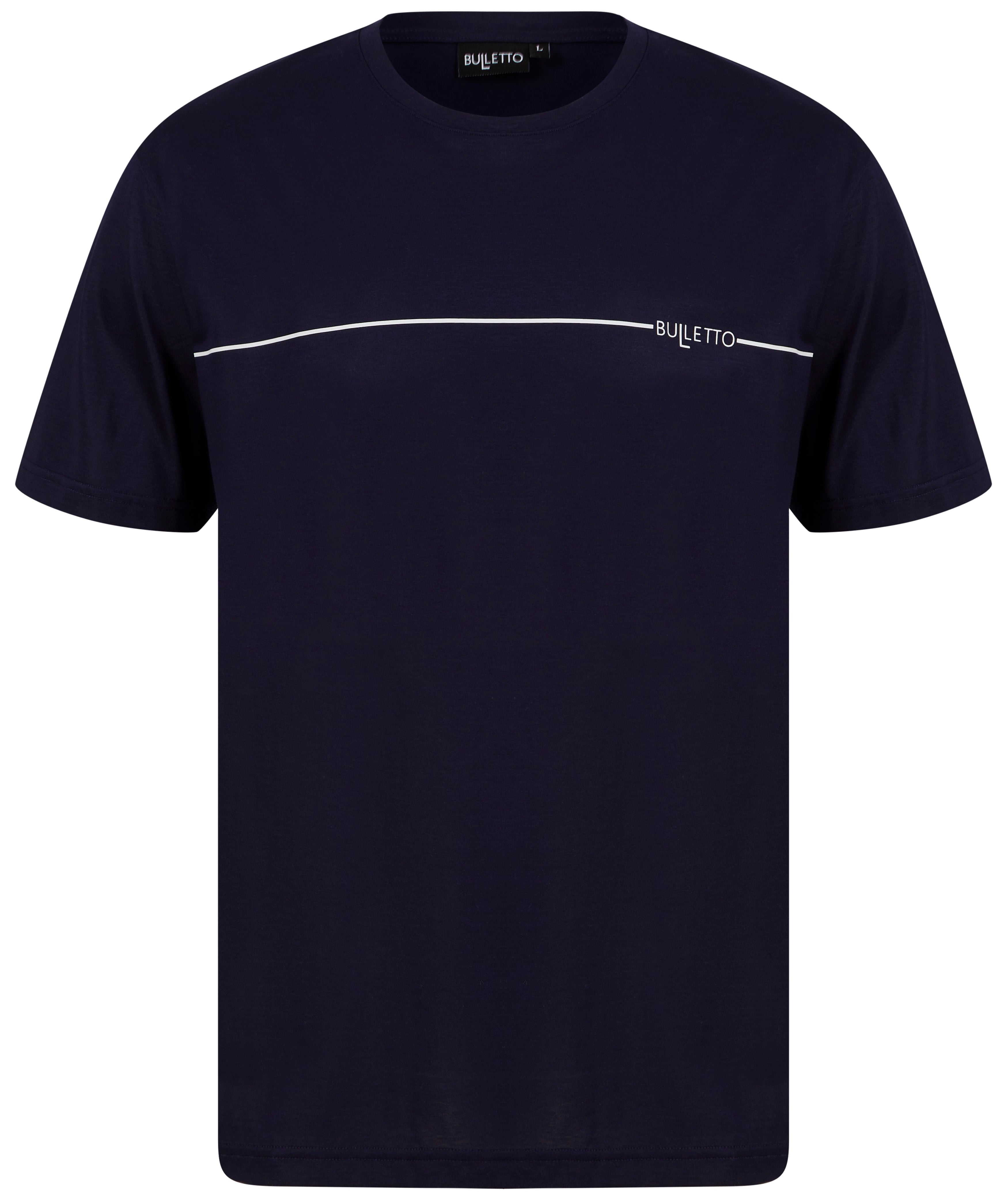 Load image into Gallery viewer, Bulletto Linear T Shirt Navy
