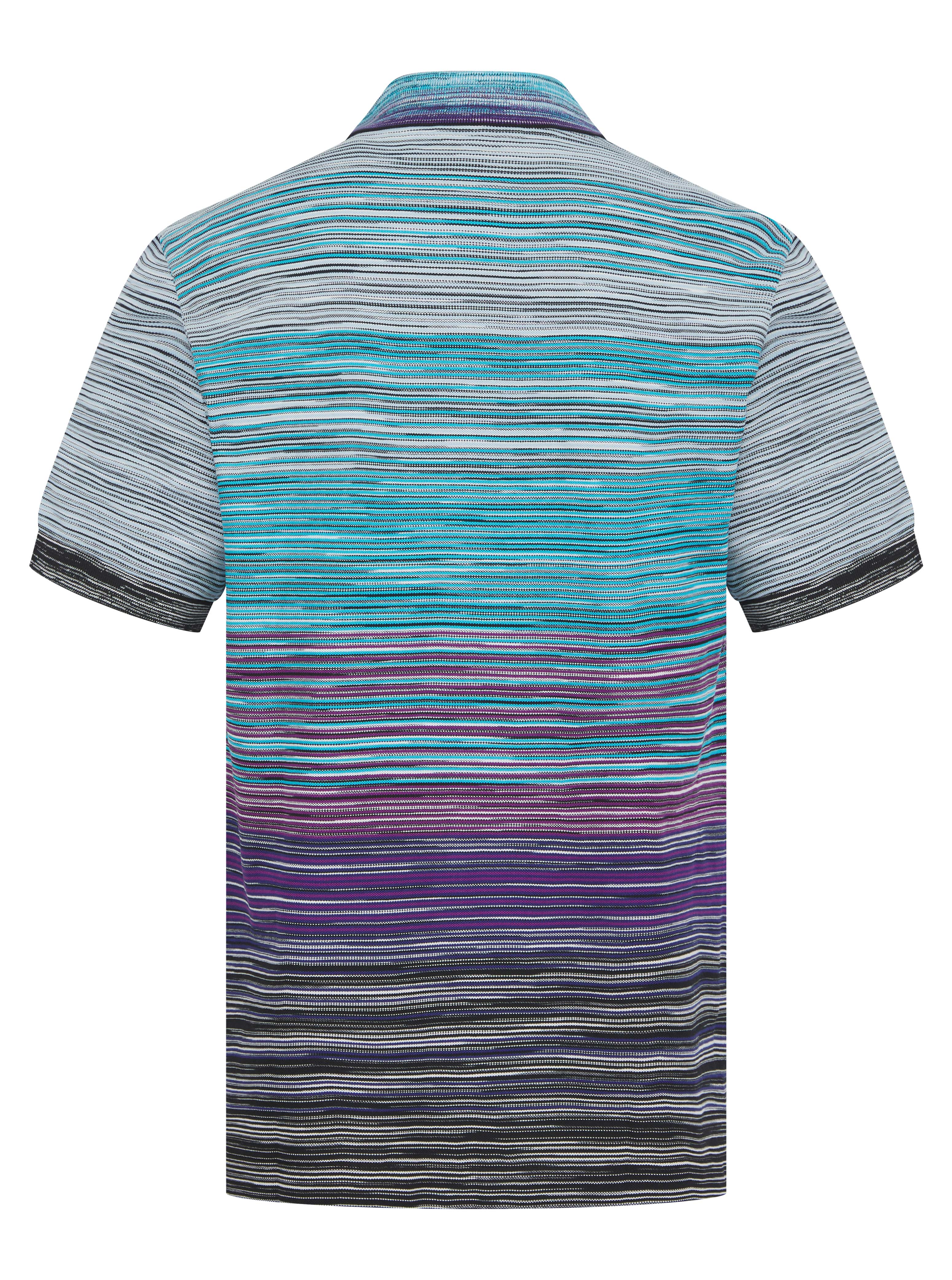 Load image into Gallery viewer, Missoni Space Dye Stripe Polo Purple
