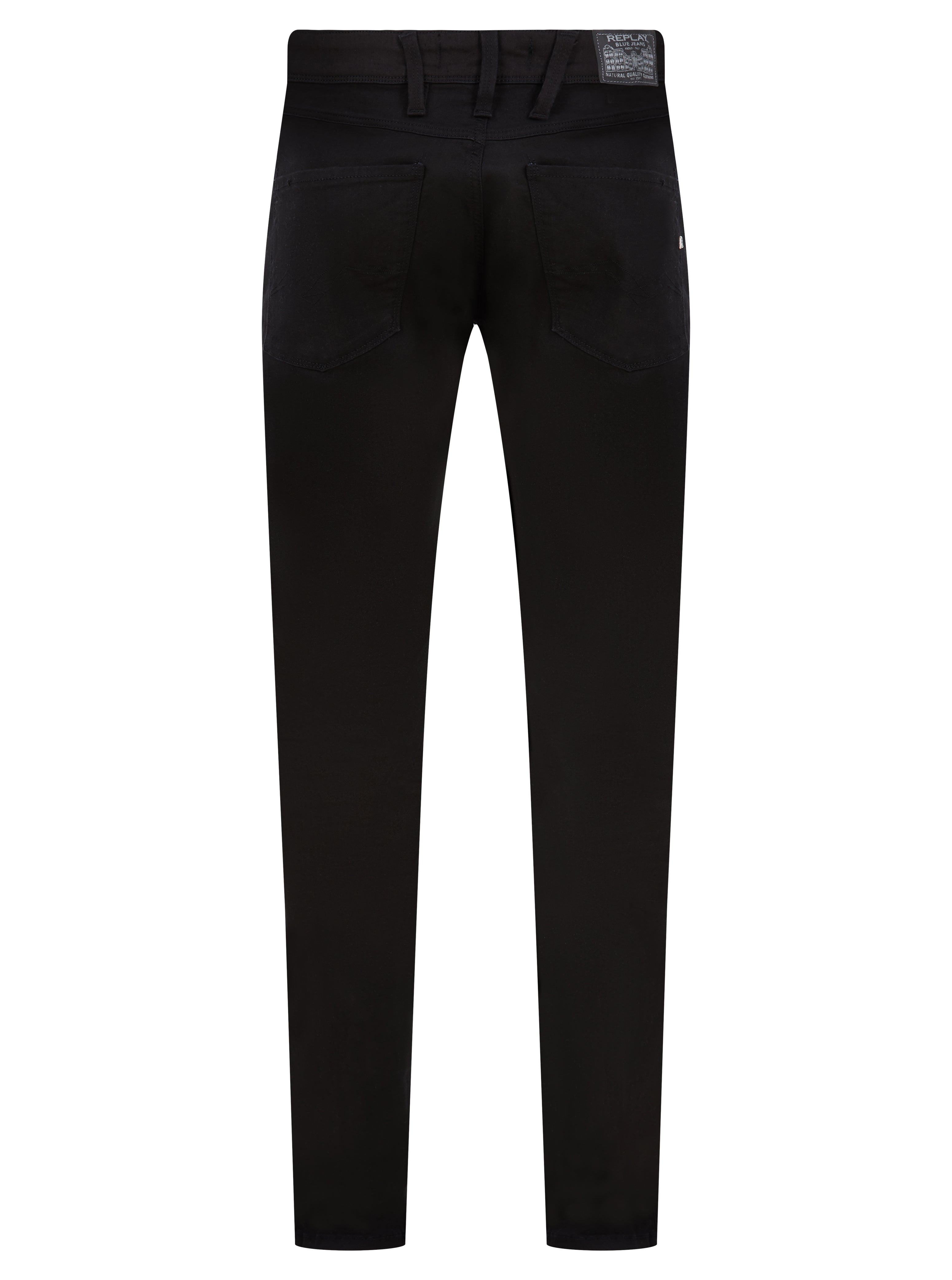 Load image into Gallery viewer, Replay Anbass Black Power Stretch Jean
