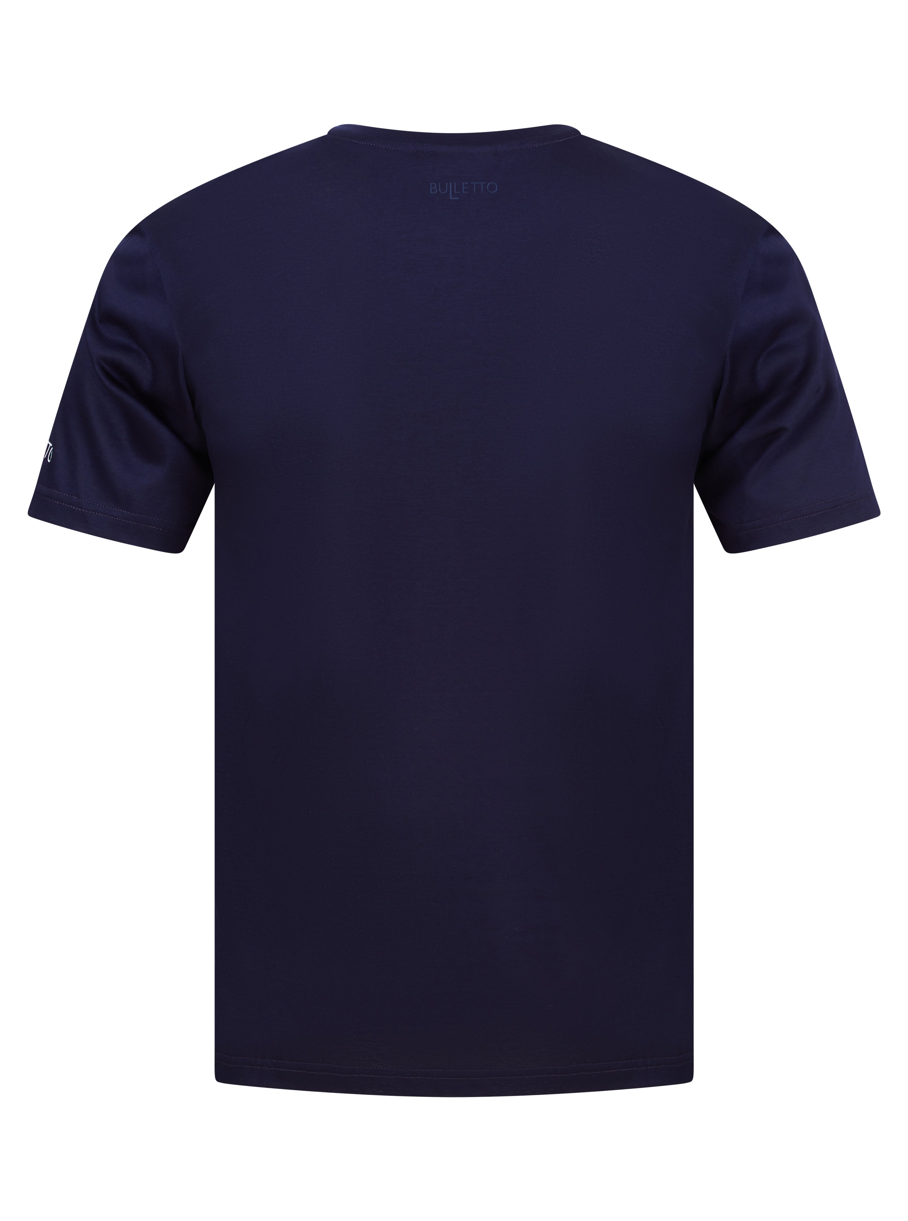 Load image into Gallery viewer, Bulletto Zig Zag T Shirt Navy
