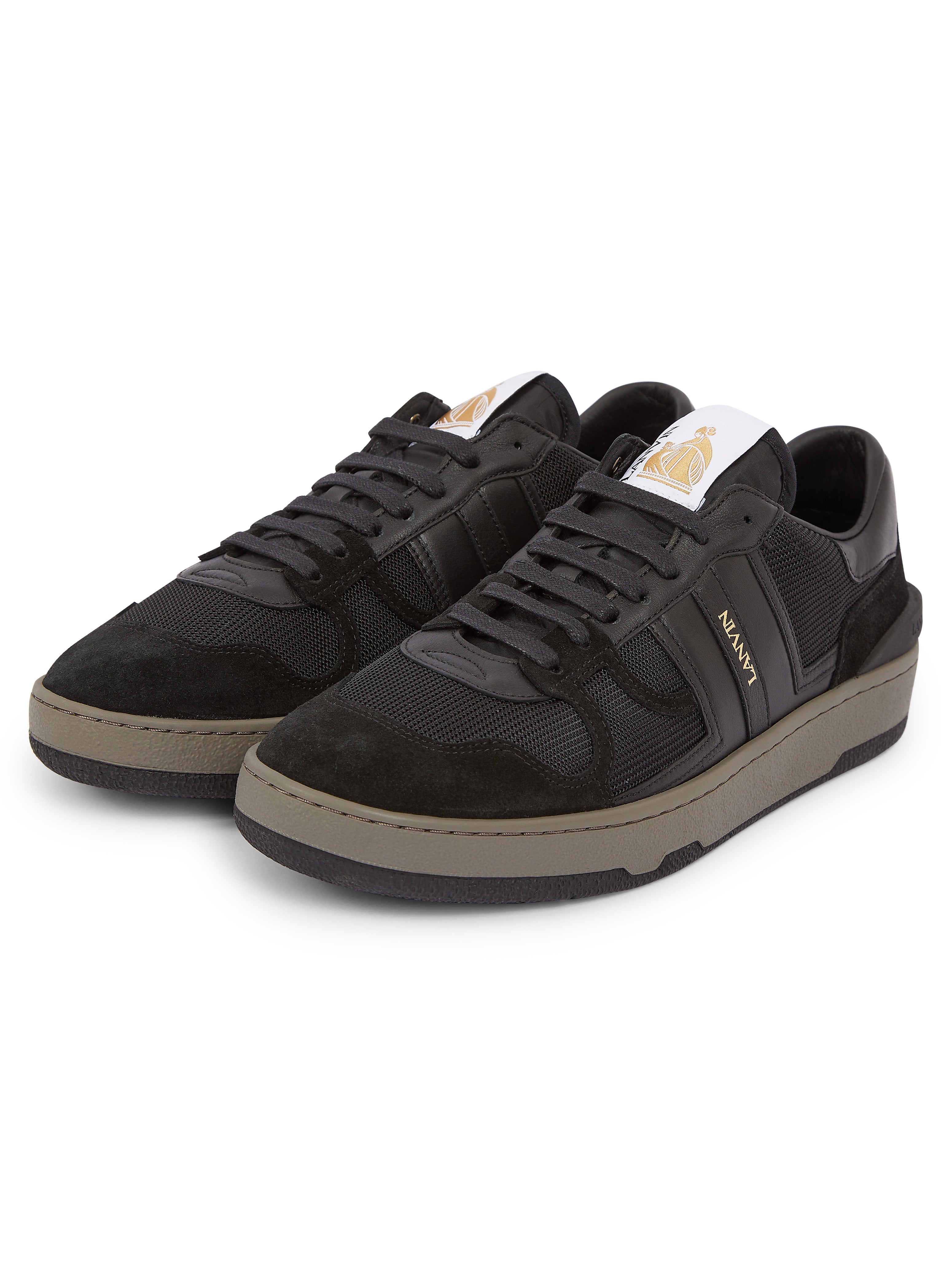 Load image into Gallery viewer, Lanvin Mesh Clay Trainer Black
