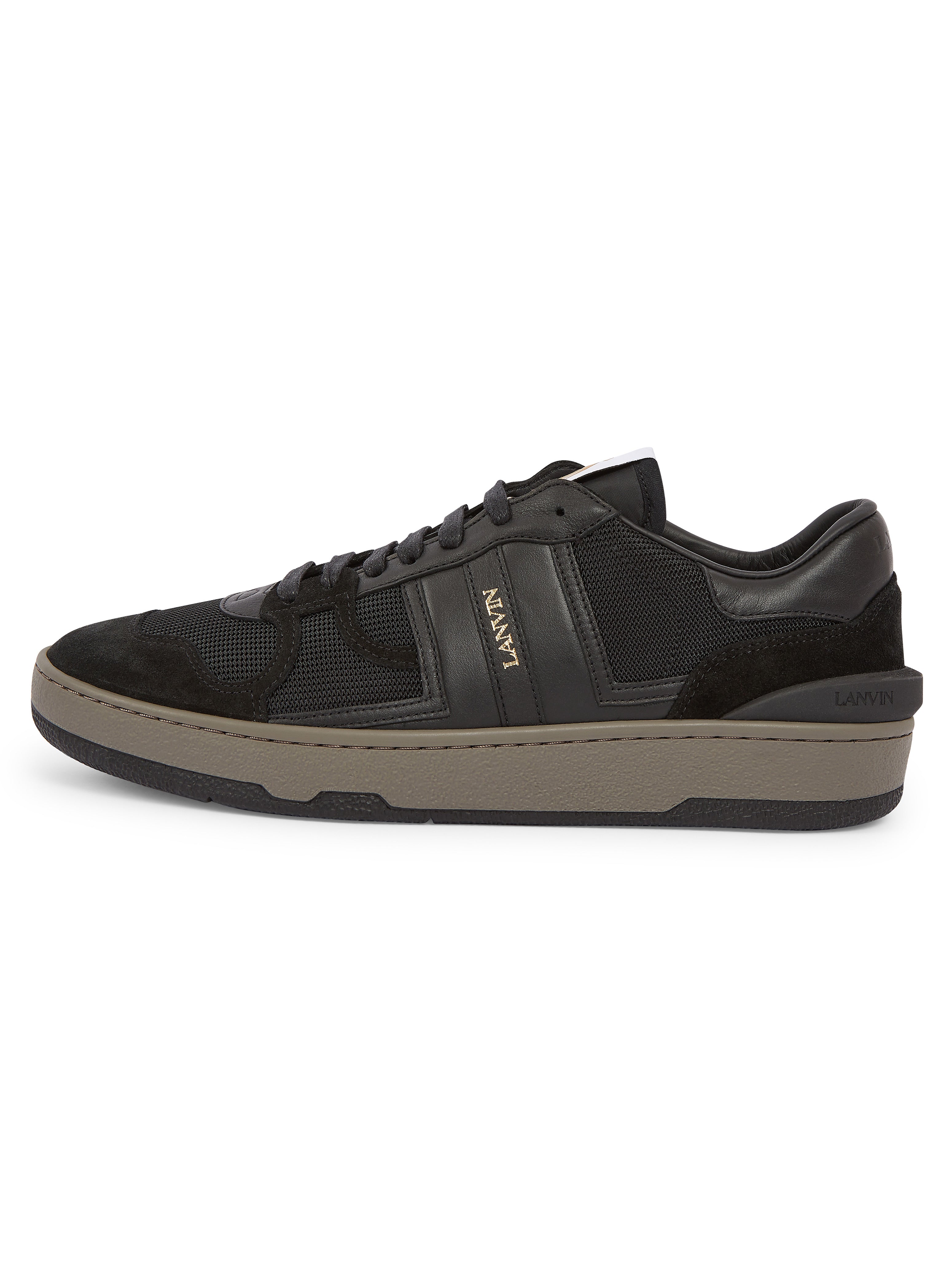 Load image into Gallery viewer, Lanvin Mesh Clay Trainer Black
