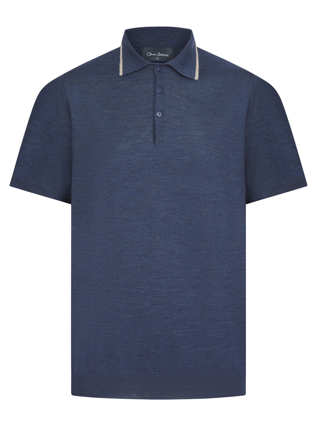 Oliver Sweeney Covehithe Tipped Polo Denim
