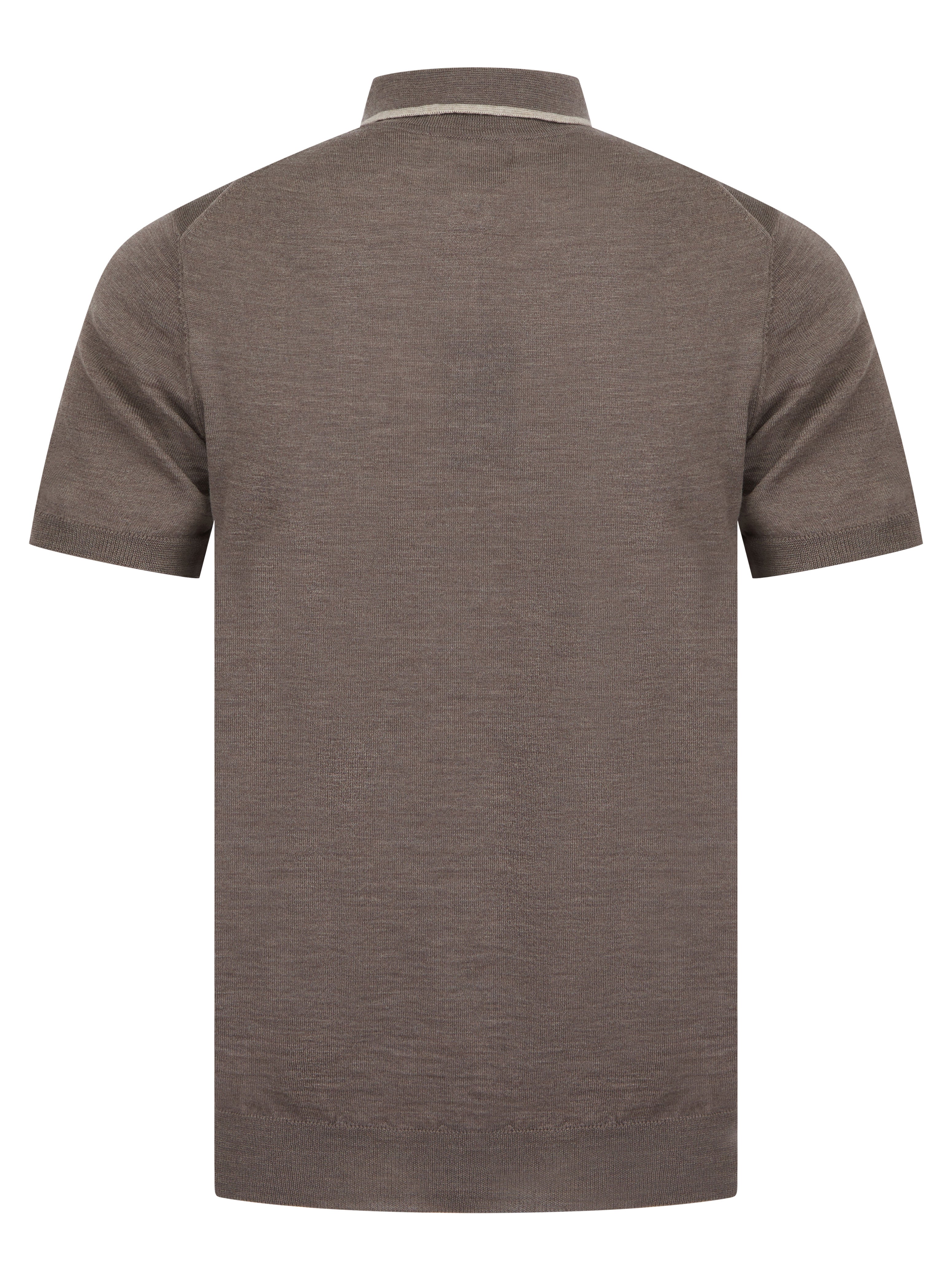 Load image into Gallery viewer, Oliver Sweeney Covehithe Tipped Polo Taupe
