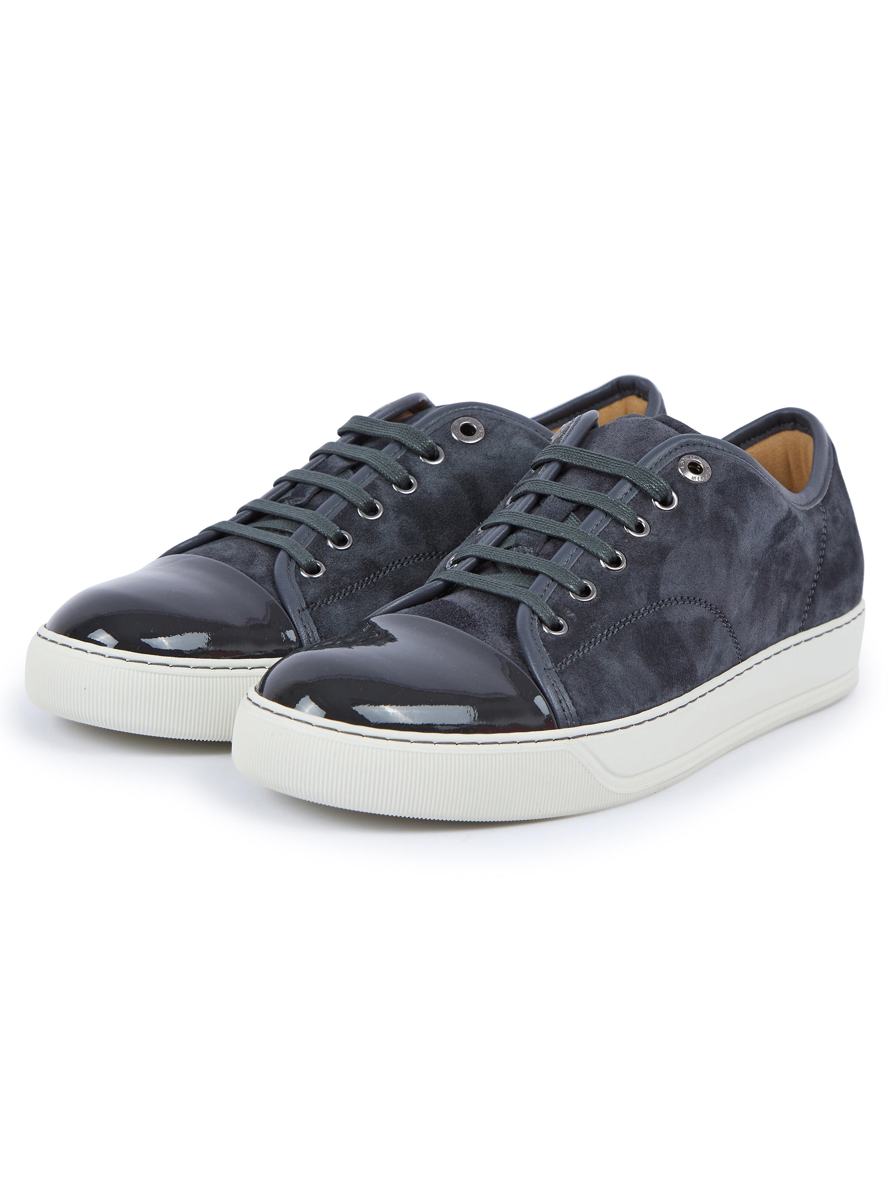 Load image into Gallery viewer, Lanvin Patent Toe Cap Grey
