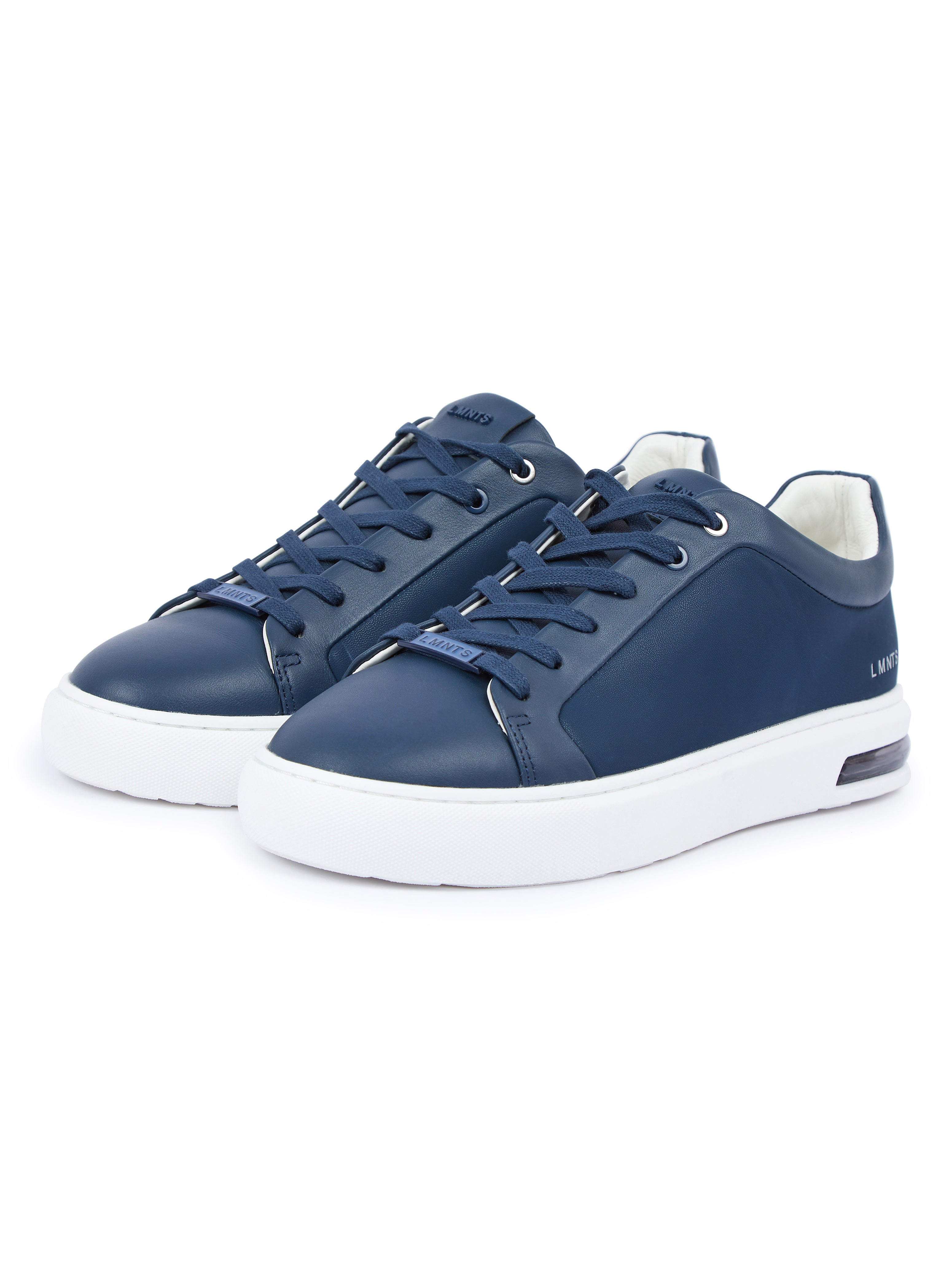Load image into Gallery viewer, LMNTS Lunar Low Navy Trainer
