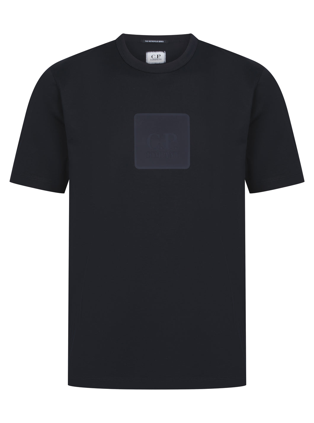 CP Company Rubber Logo Tee Navy