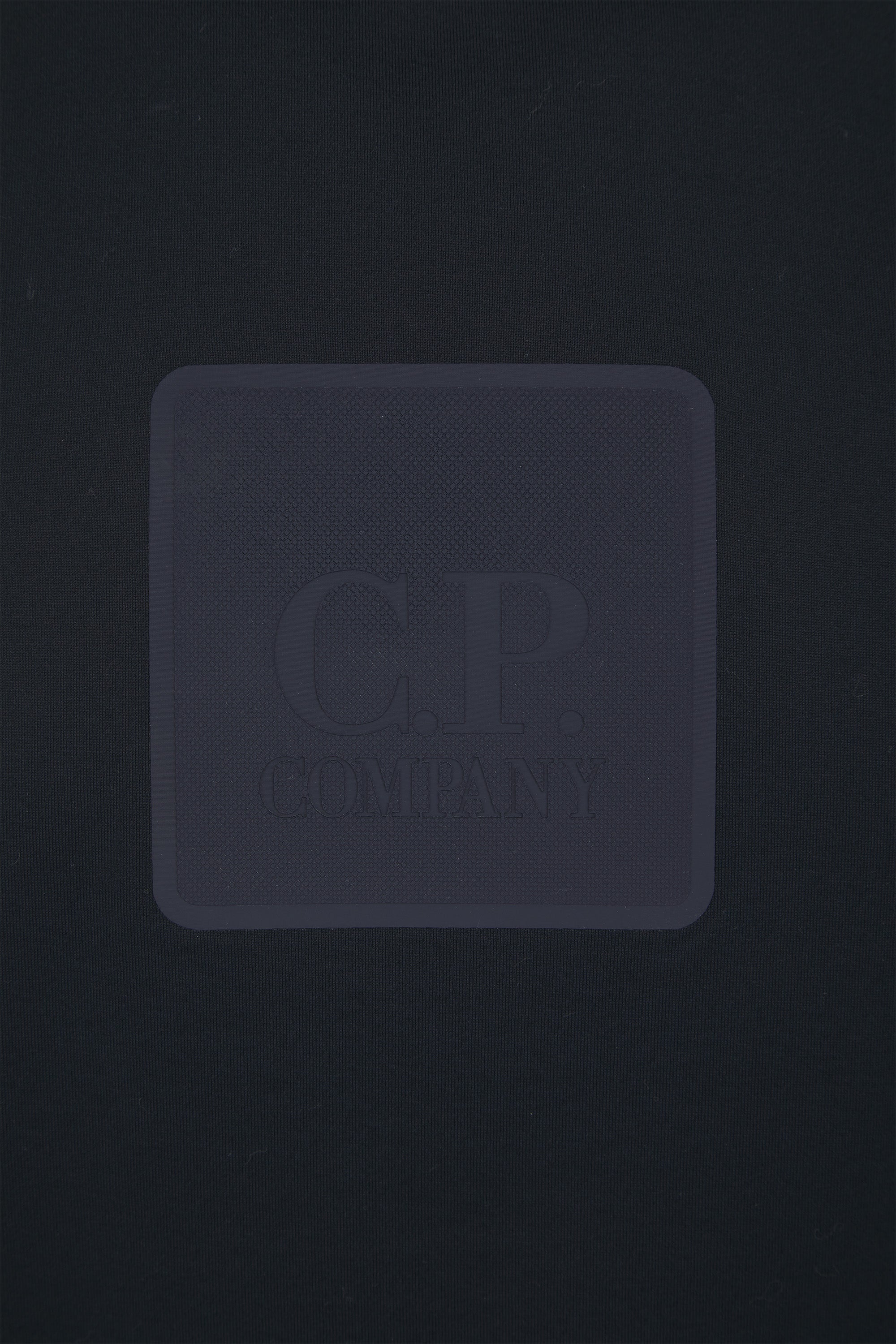 Load image into Gallery viewer, CP Company Rubber Logo Tee Navy

