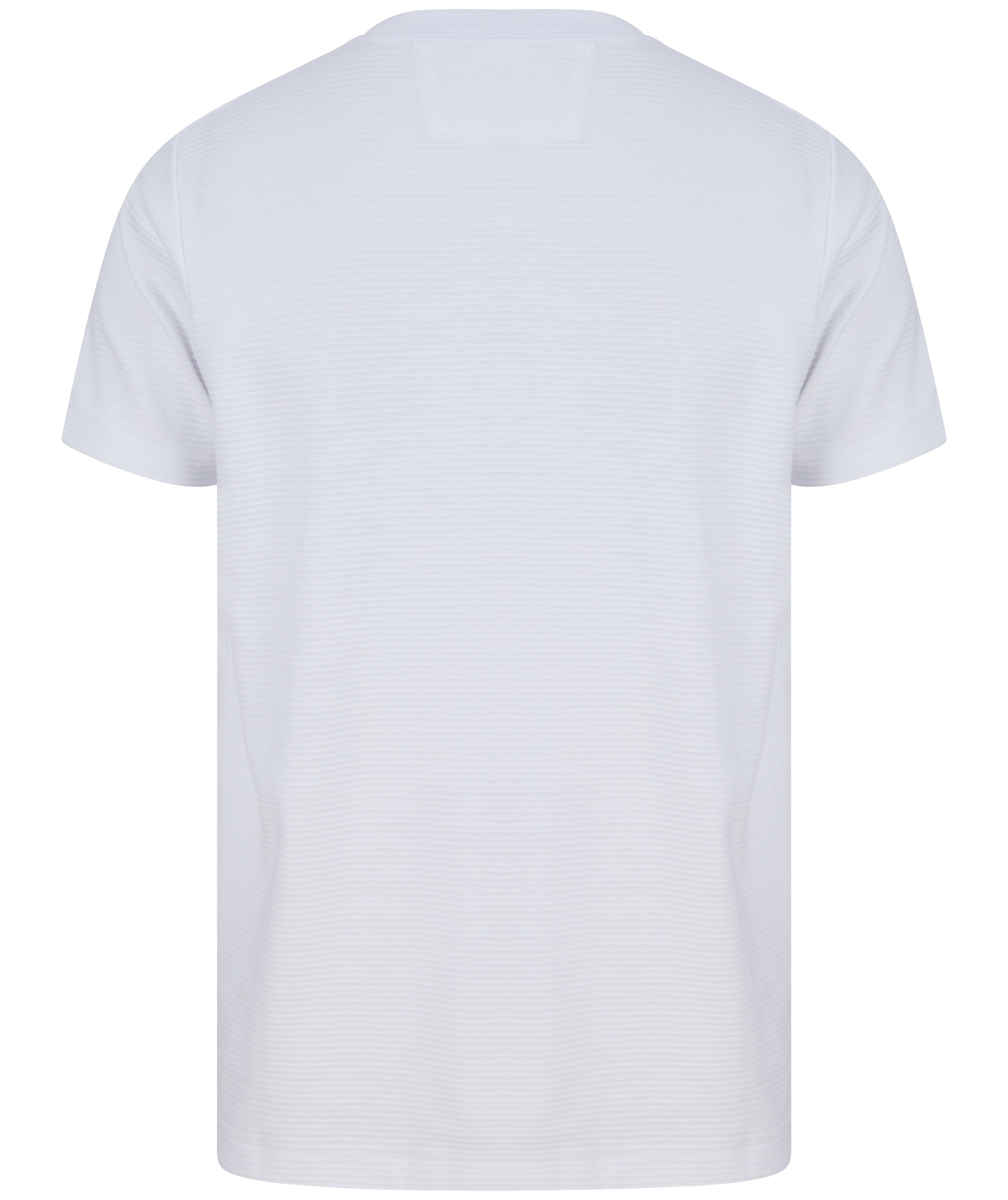 Load image into Gallery viewer, Matinique Jermane Ripple Stripe Tee White
