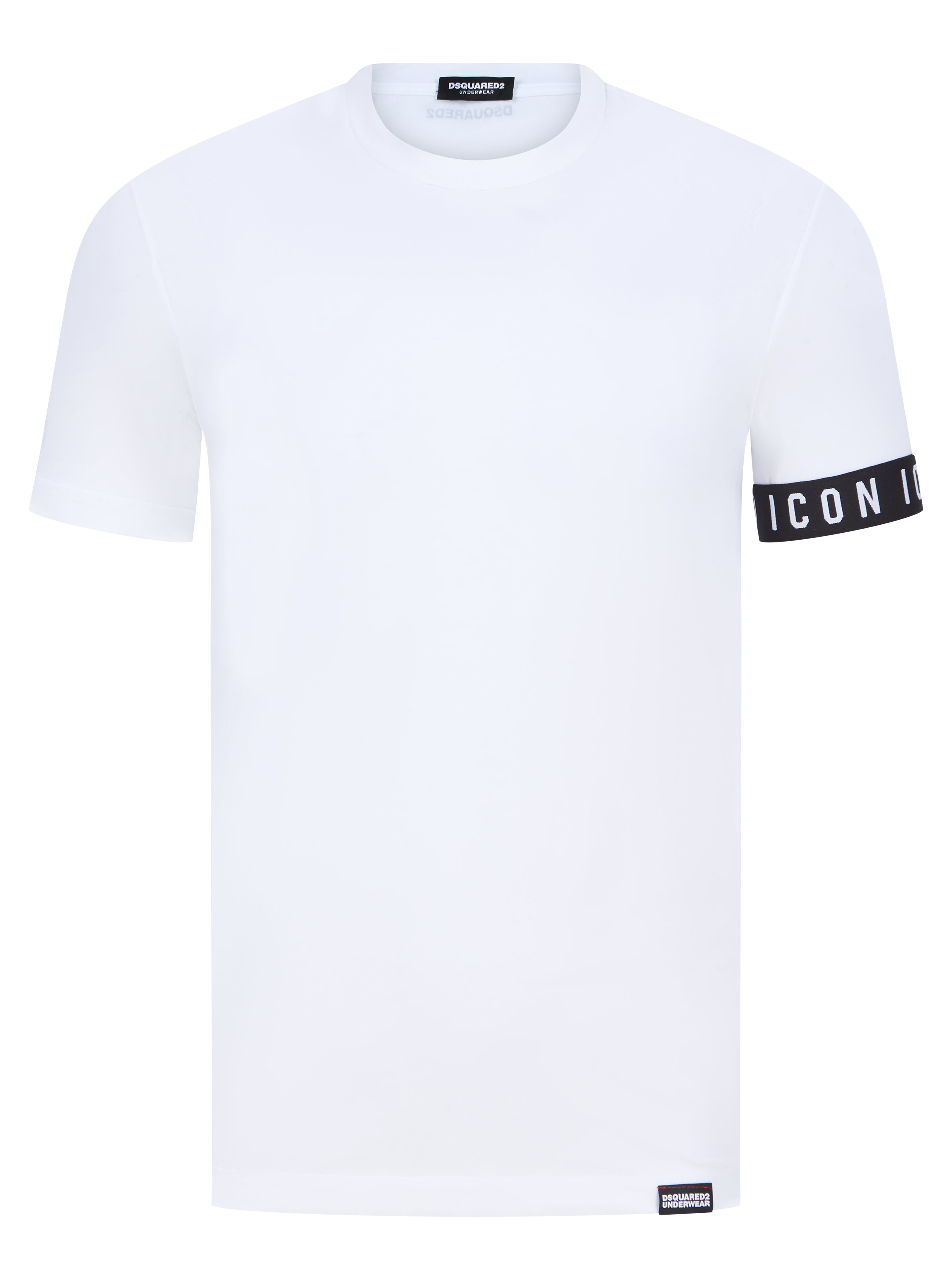 Load image into Gallery viewer, DSquared2 Multi Icon Sleeve Tee White
