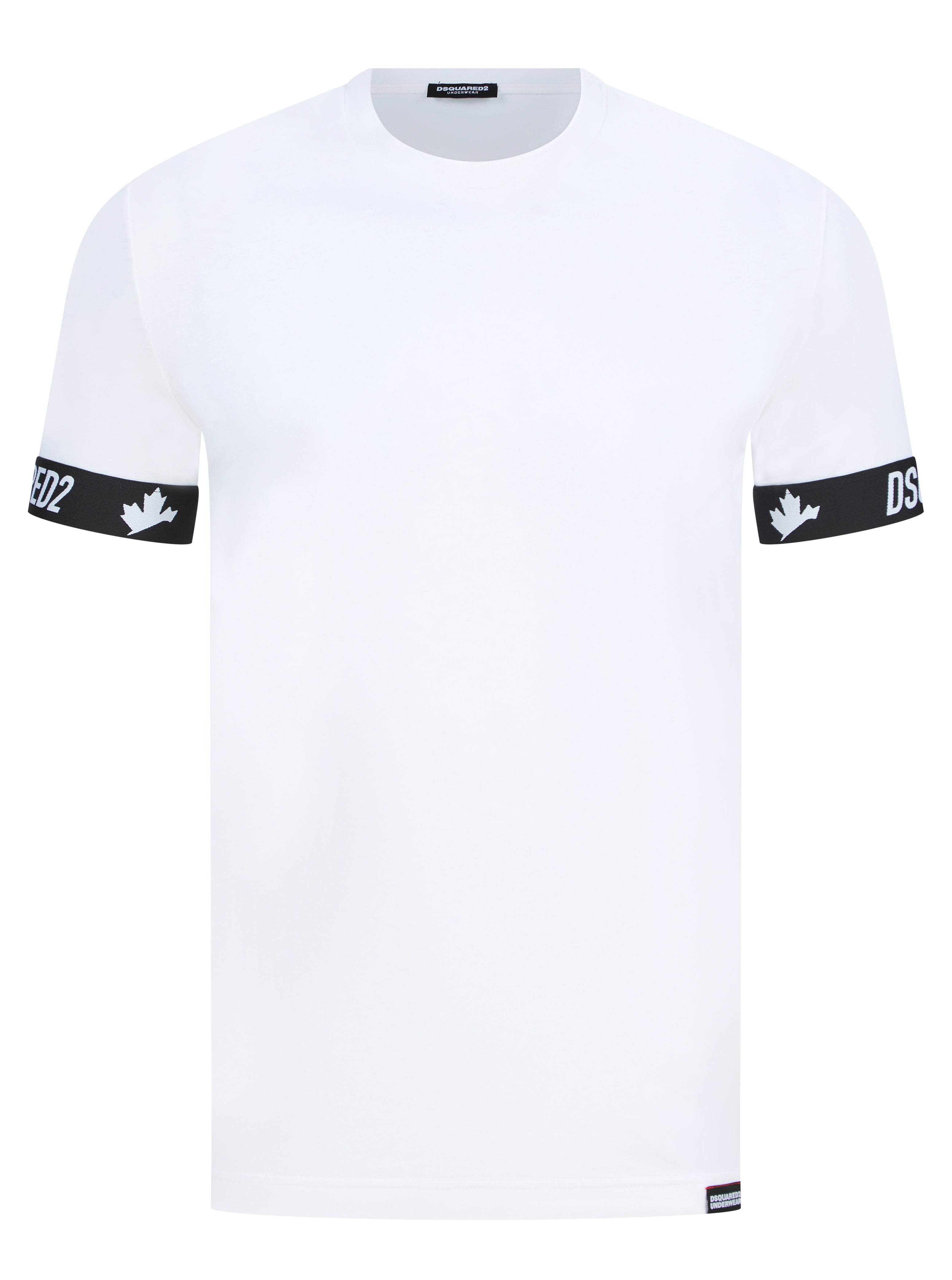 Load image into Gallery viewer, DSquared2 Leaf Sleeve Logo Tee White
