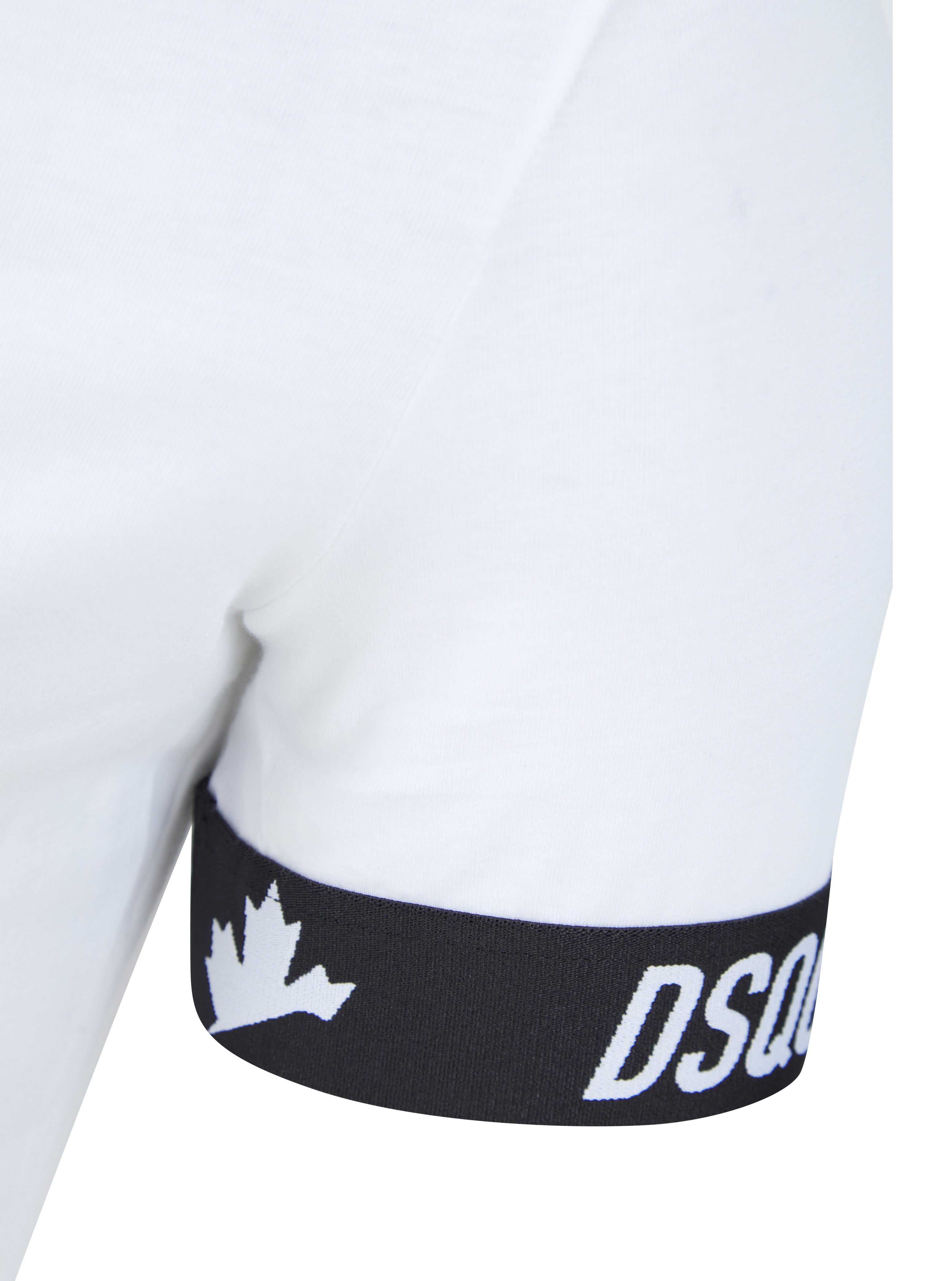 Load image into Gallery viewer, DSquared2 Leaf Sleeve Logo Tee White
