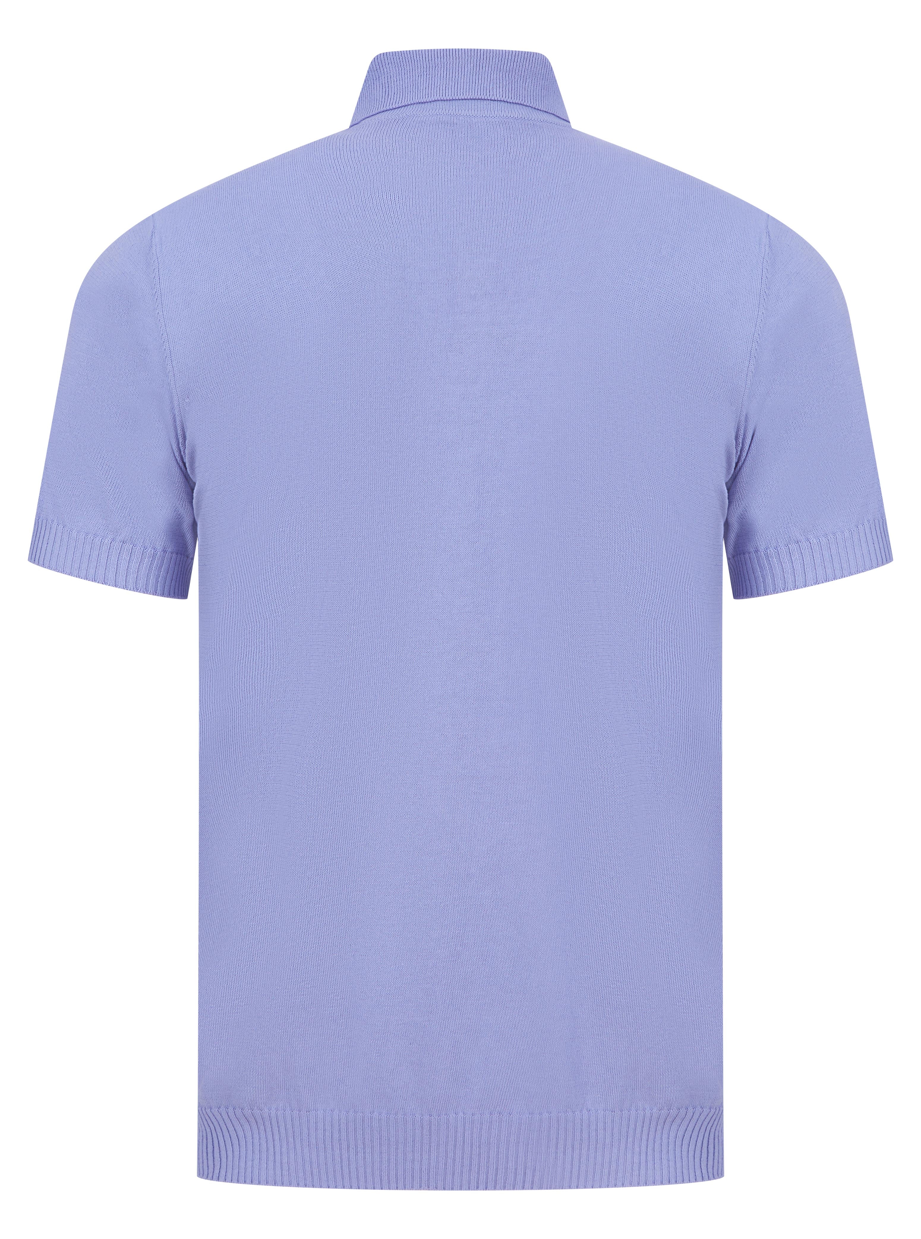 Load image into Gallery viewer, IL Telaio Weave Knit Polo Lilac
