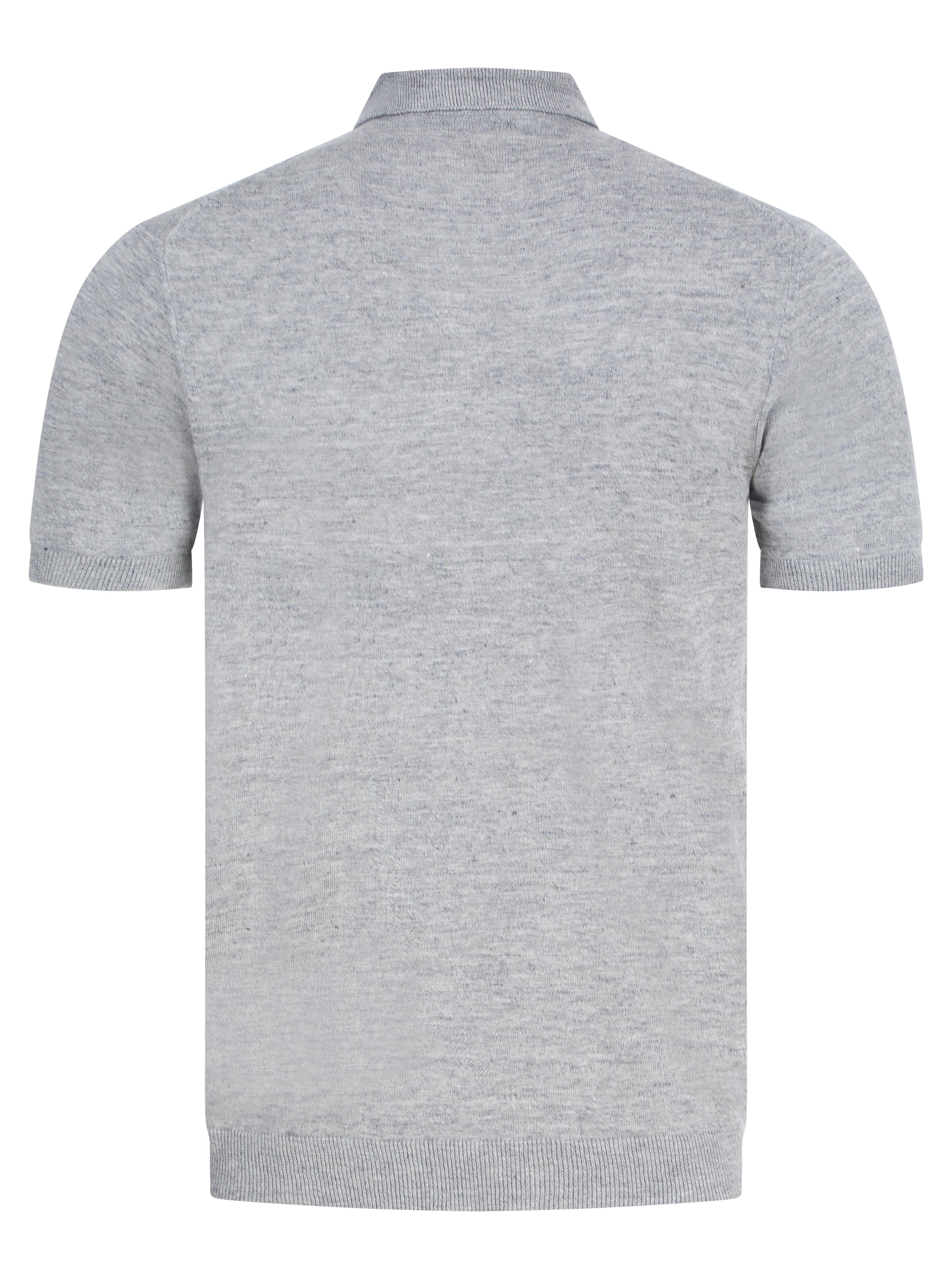 Load image into Gallery viewer, IL Telaio Linen Polo Grey
