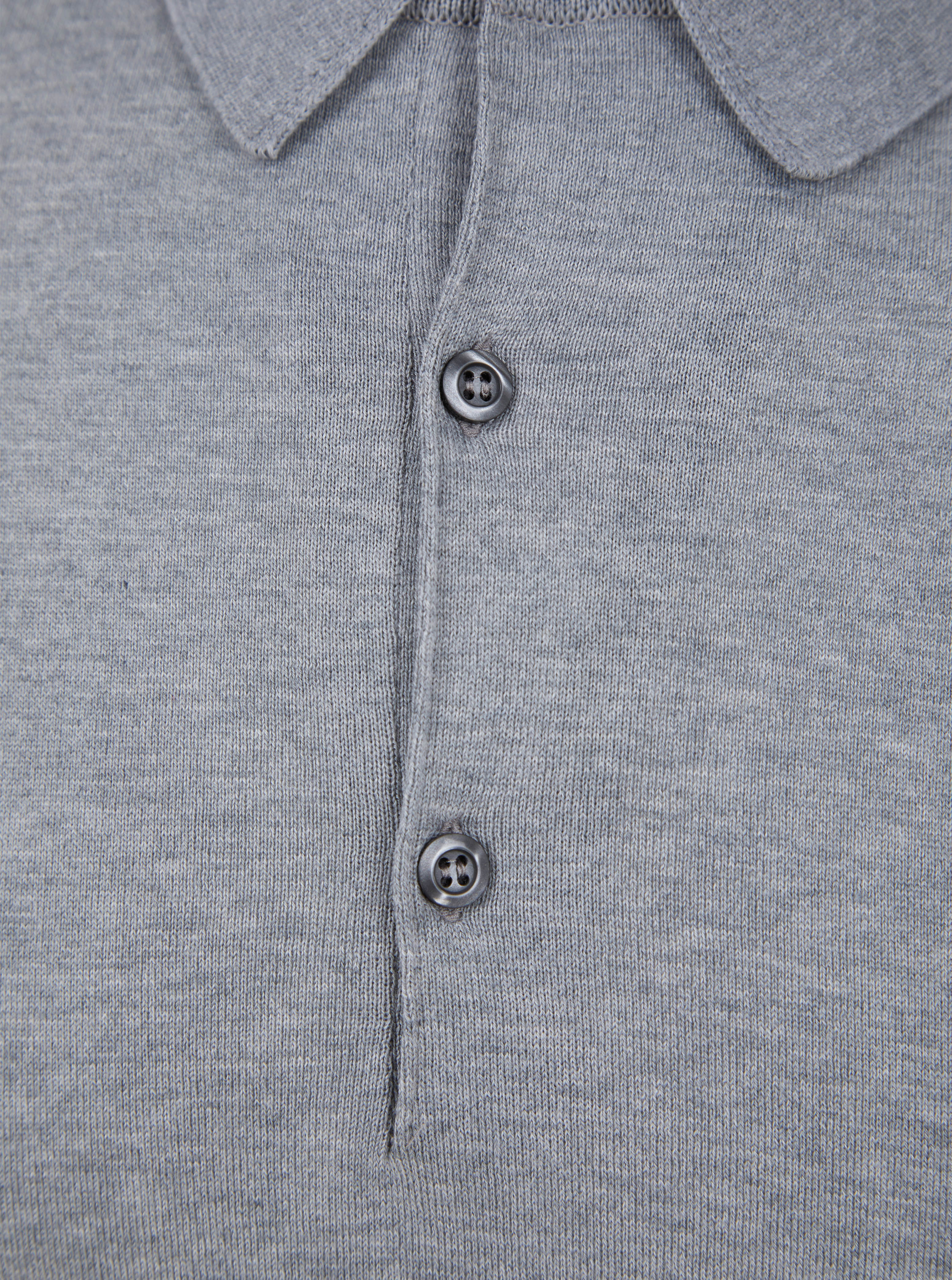 Load image into Gallery viewer, John Smedley Adrian Polo Shirt Silver
