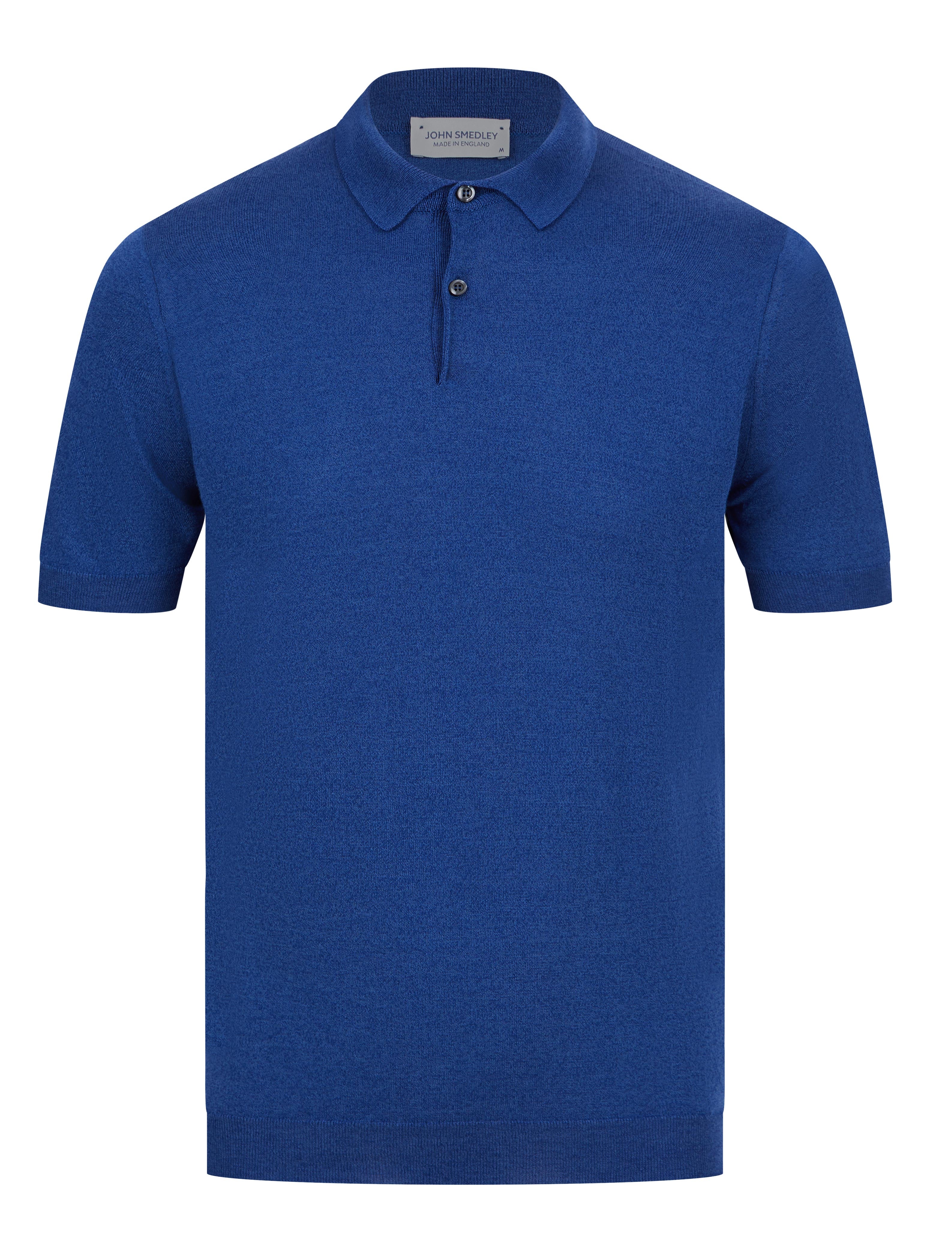 Load image into Gallery viewer, John Smedley CPayton Polo Shirt River Blue
