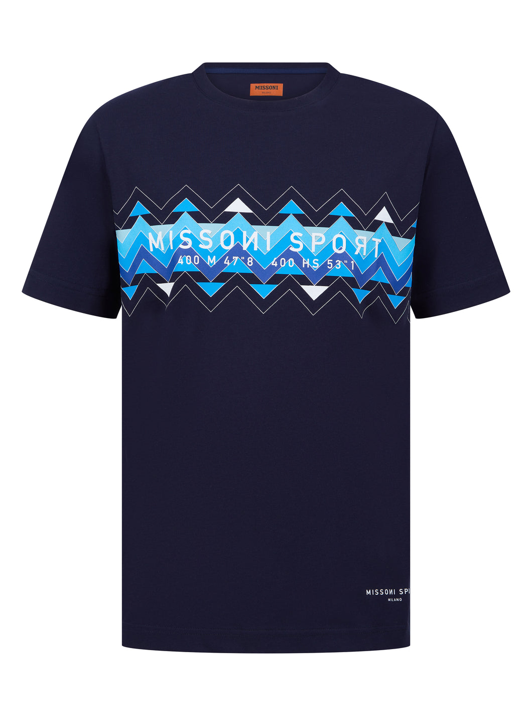 Missoni Sport Logo T Shirt Navy