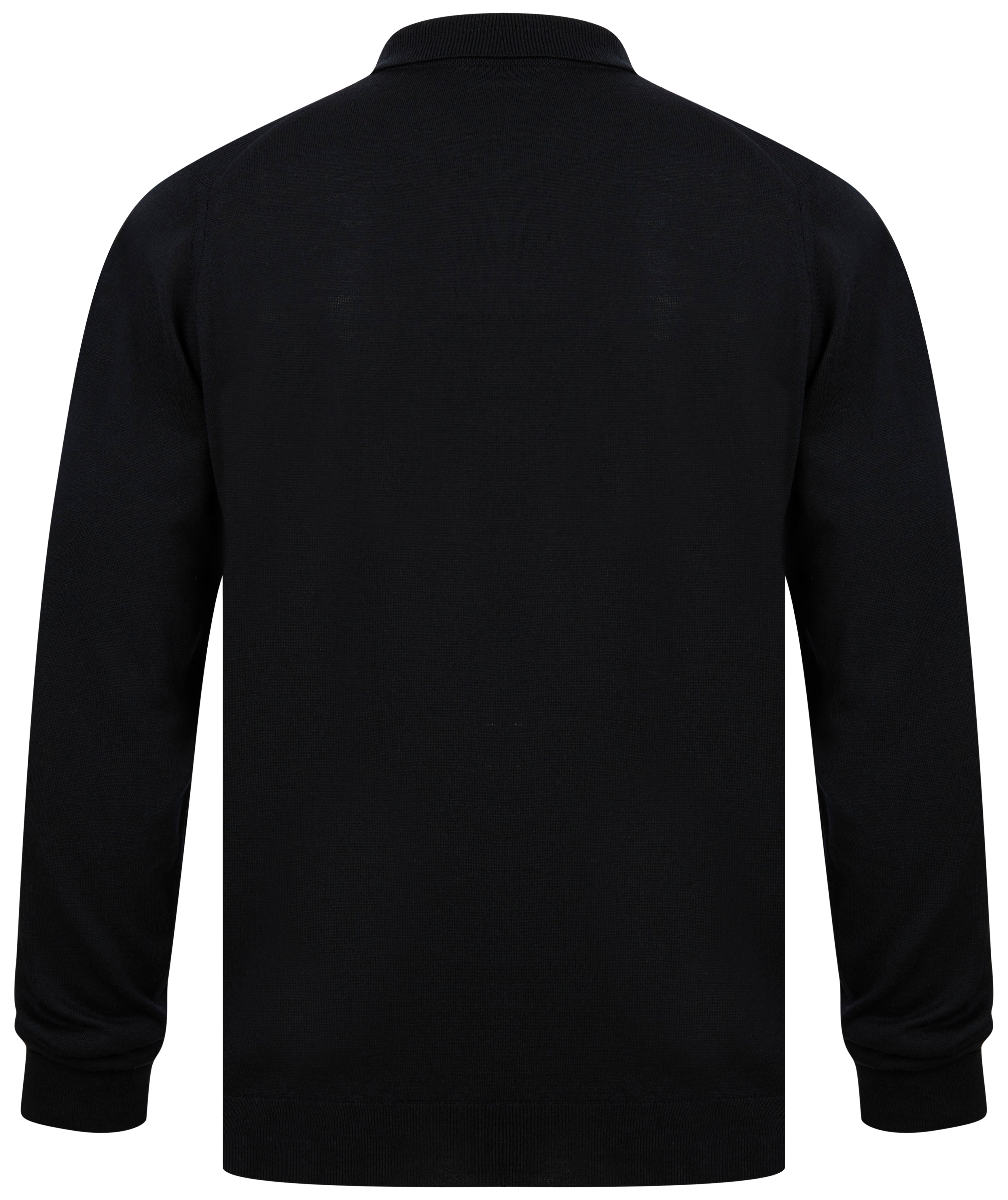 Load image into Gallery viewer, John Smedley Belper Polo Shirt Black
