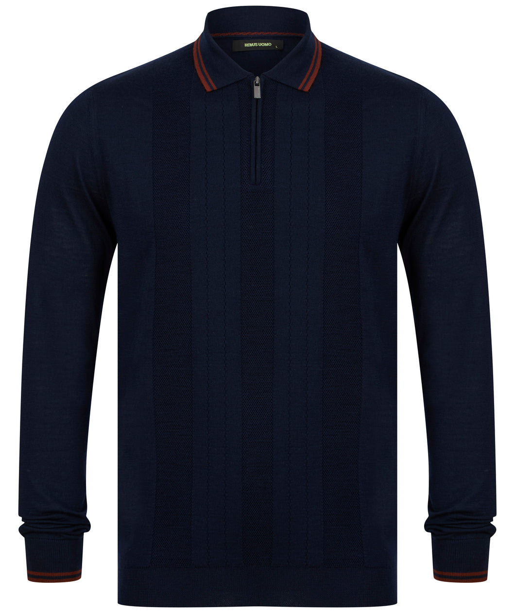 Remus Tipped Polo Navy