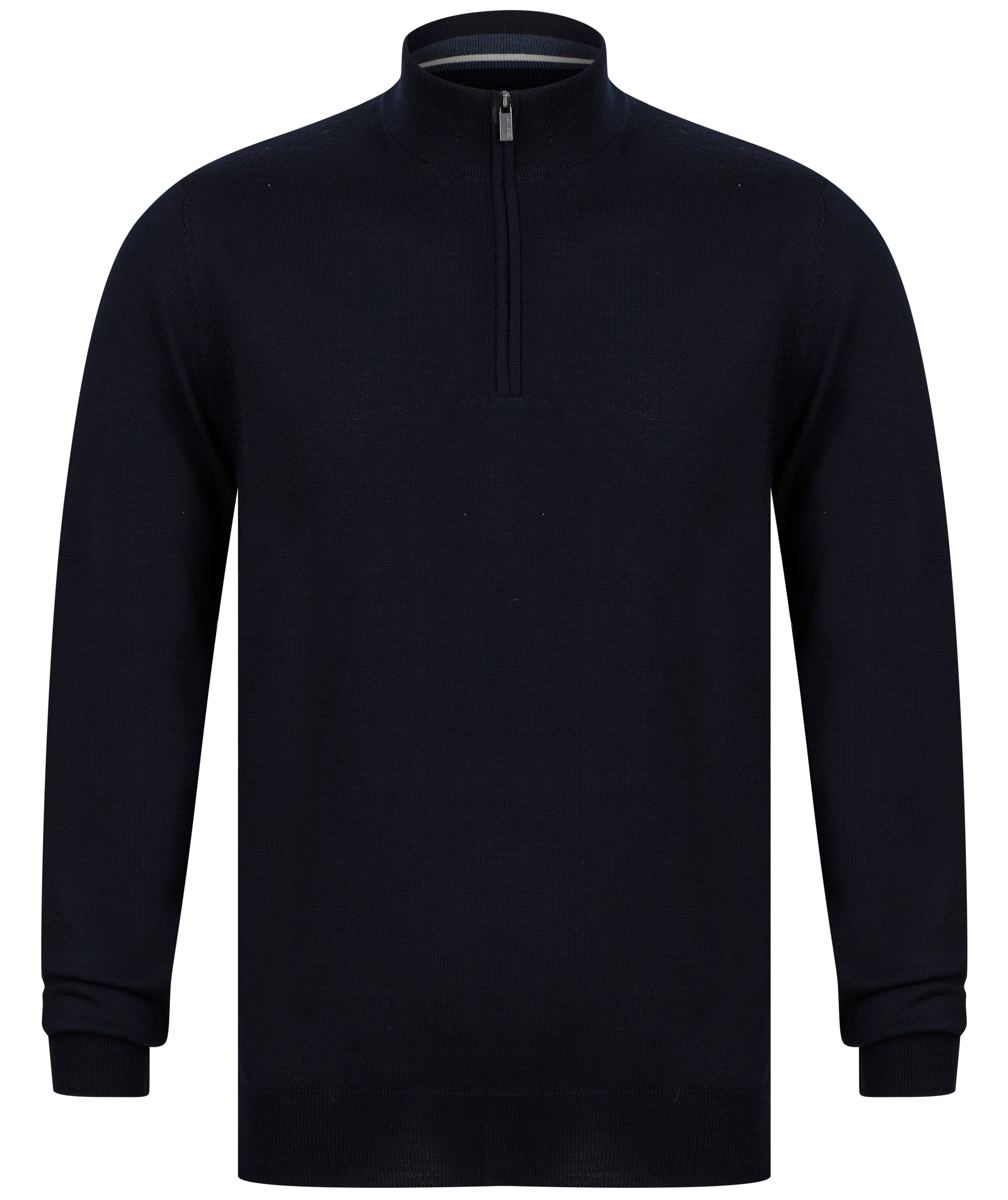 Load image into Gallery viewer, Remus 1/4 Zip Knit Navy

