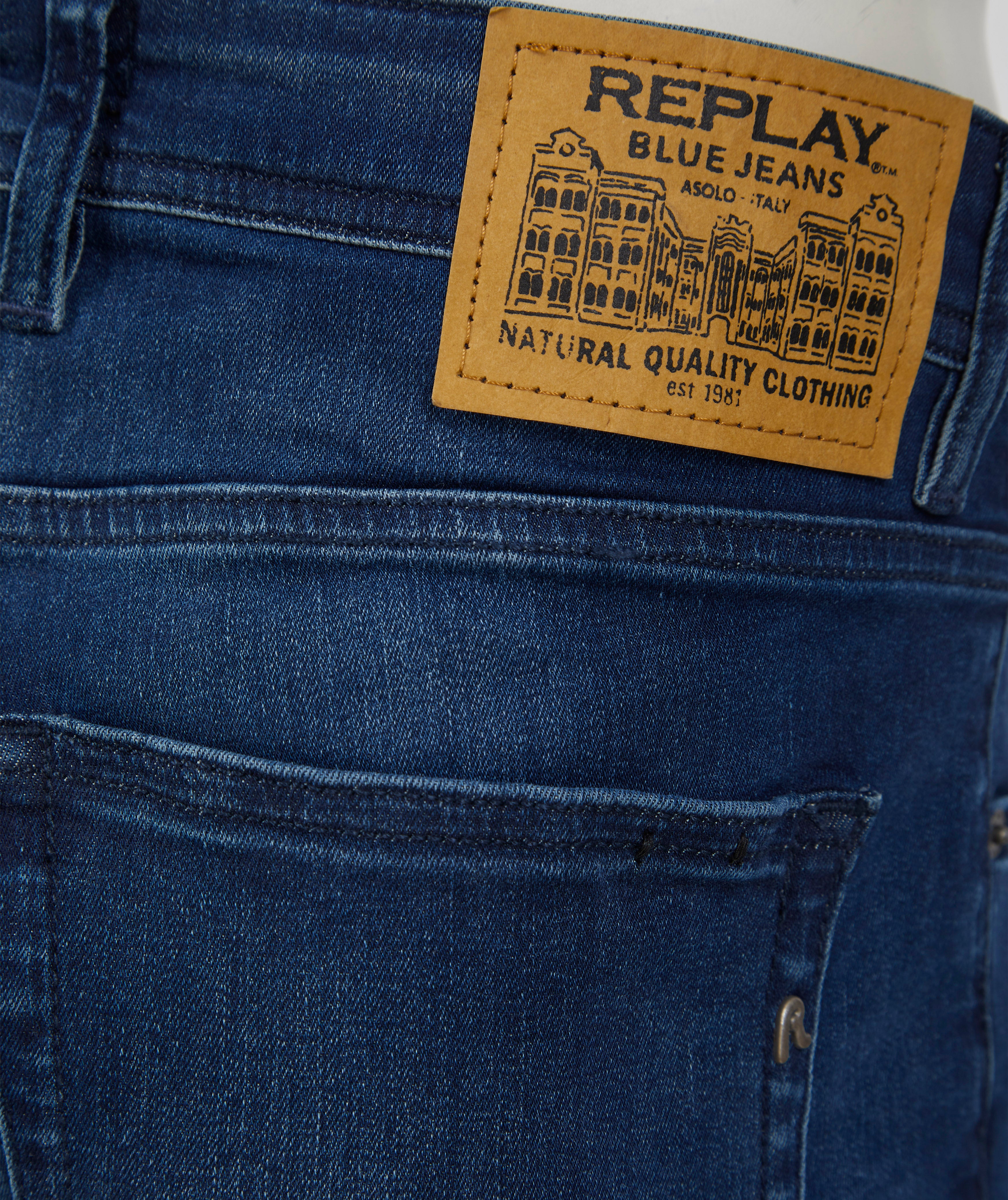 Load image into Gallery viewer, Replay Grover Dark Indigo Power Stretch Jean

