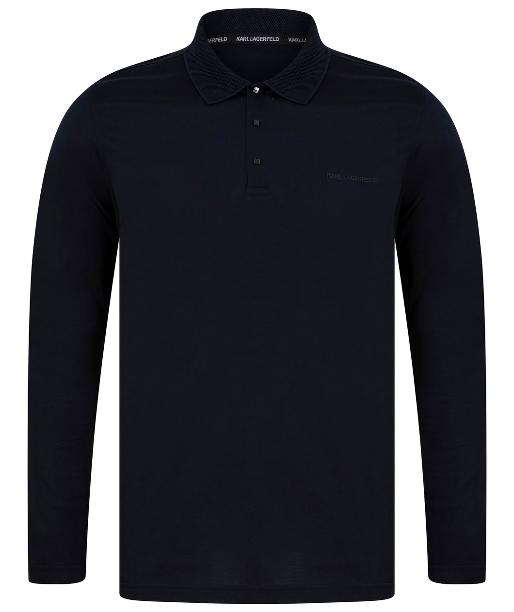 Lagerfeld Mercerised Polo Shirt Navy
