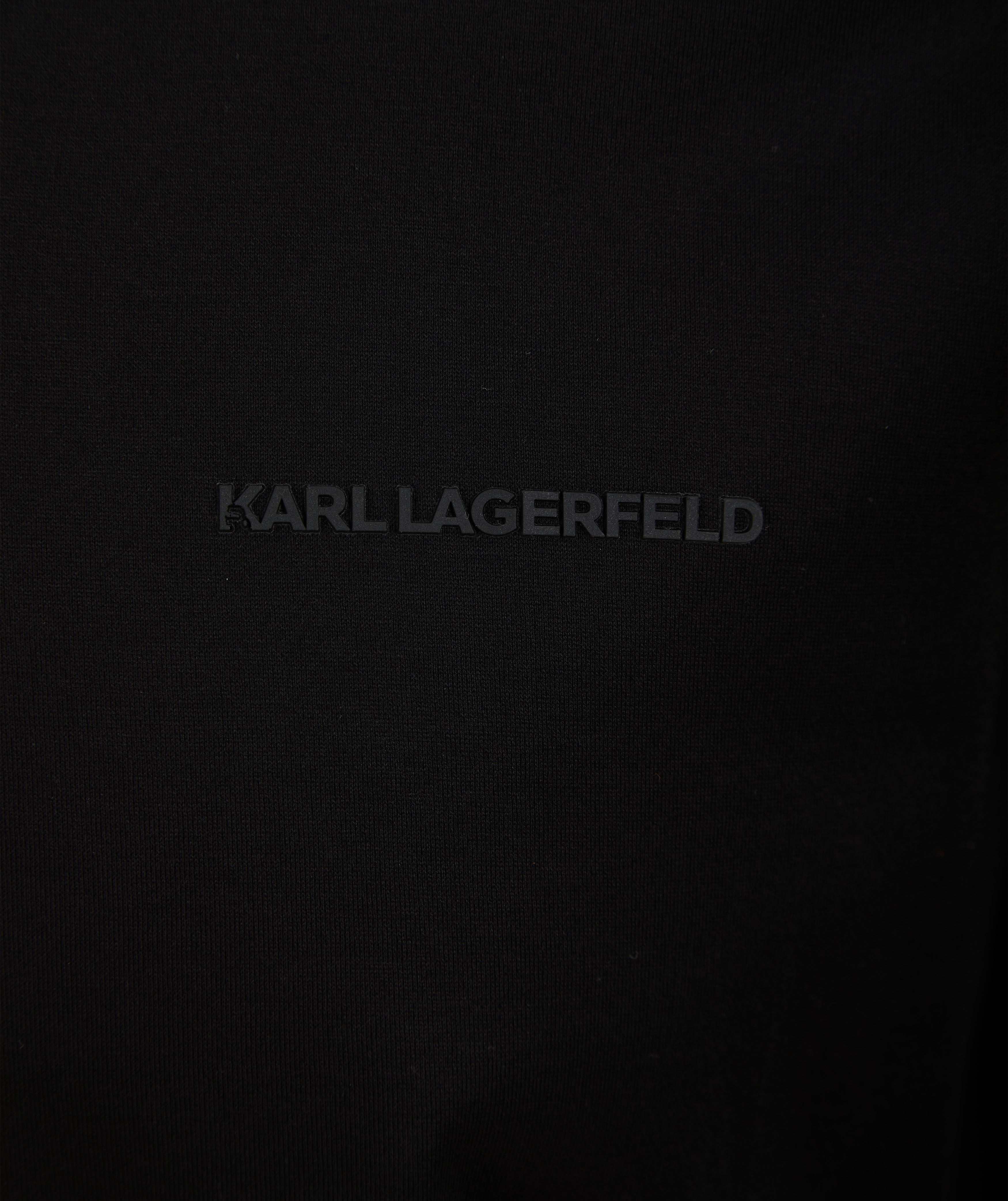 Load image into Gallery viewer, Lagerfeld Mercerised Polo Shirt Black
