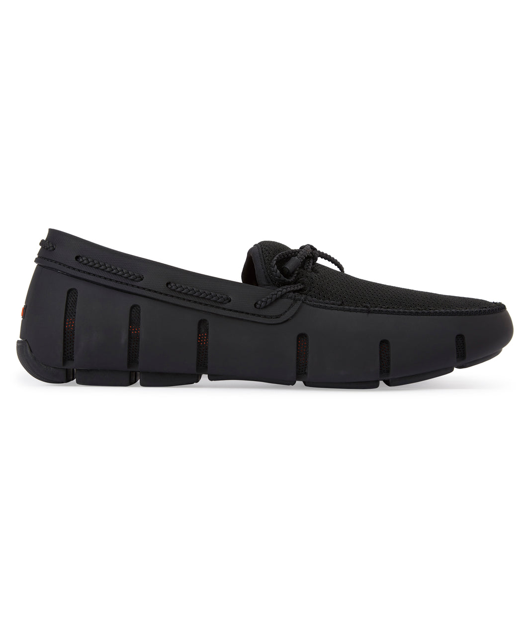 Swims Braided Lace Loafer Black