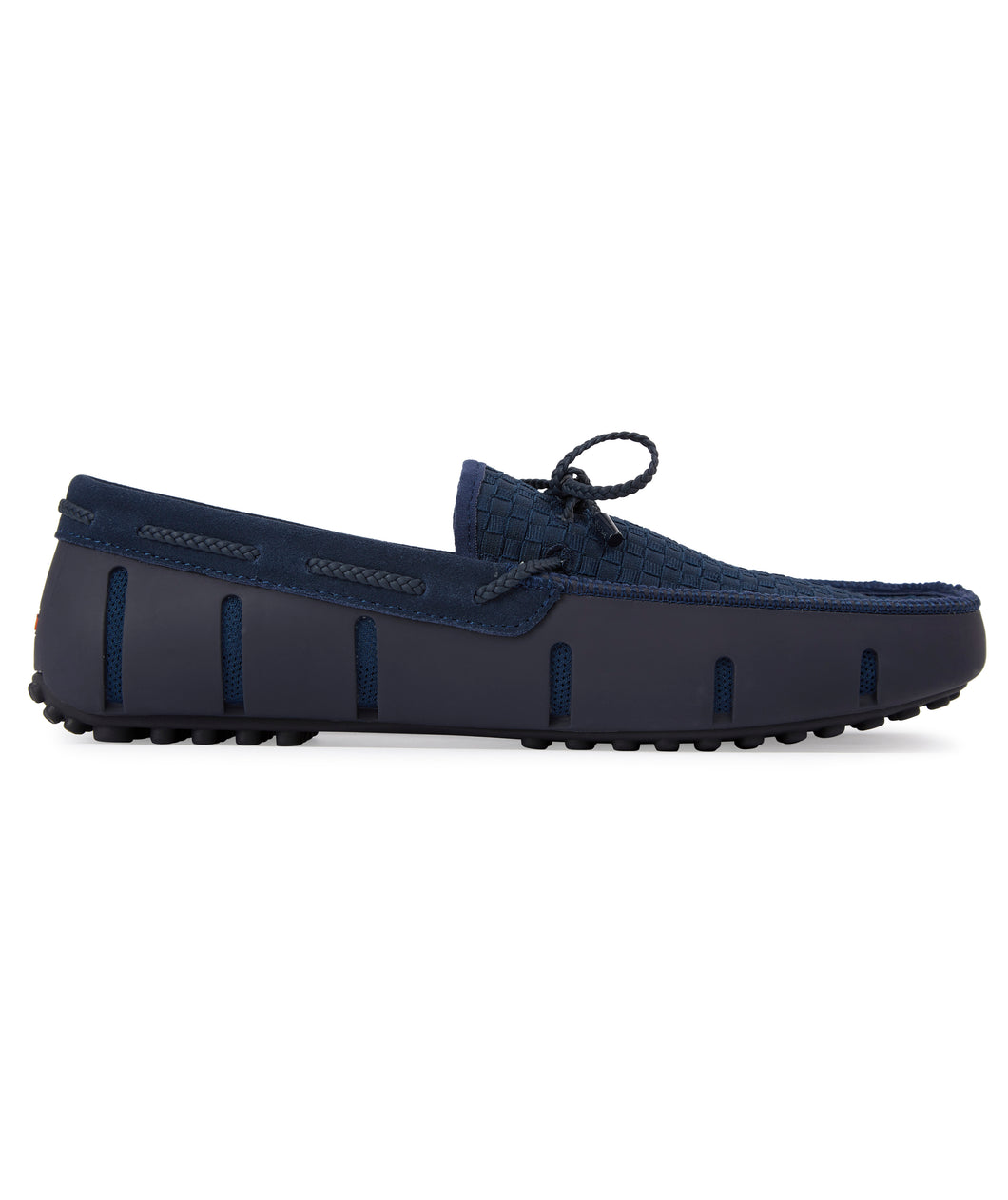 Swims Woven Driver Loafer Navy