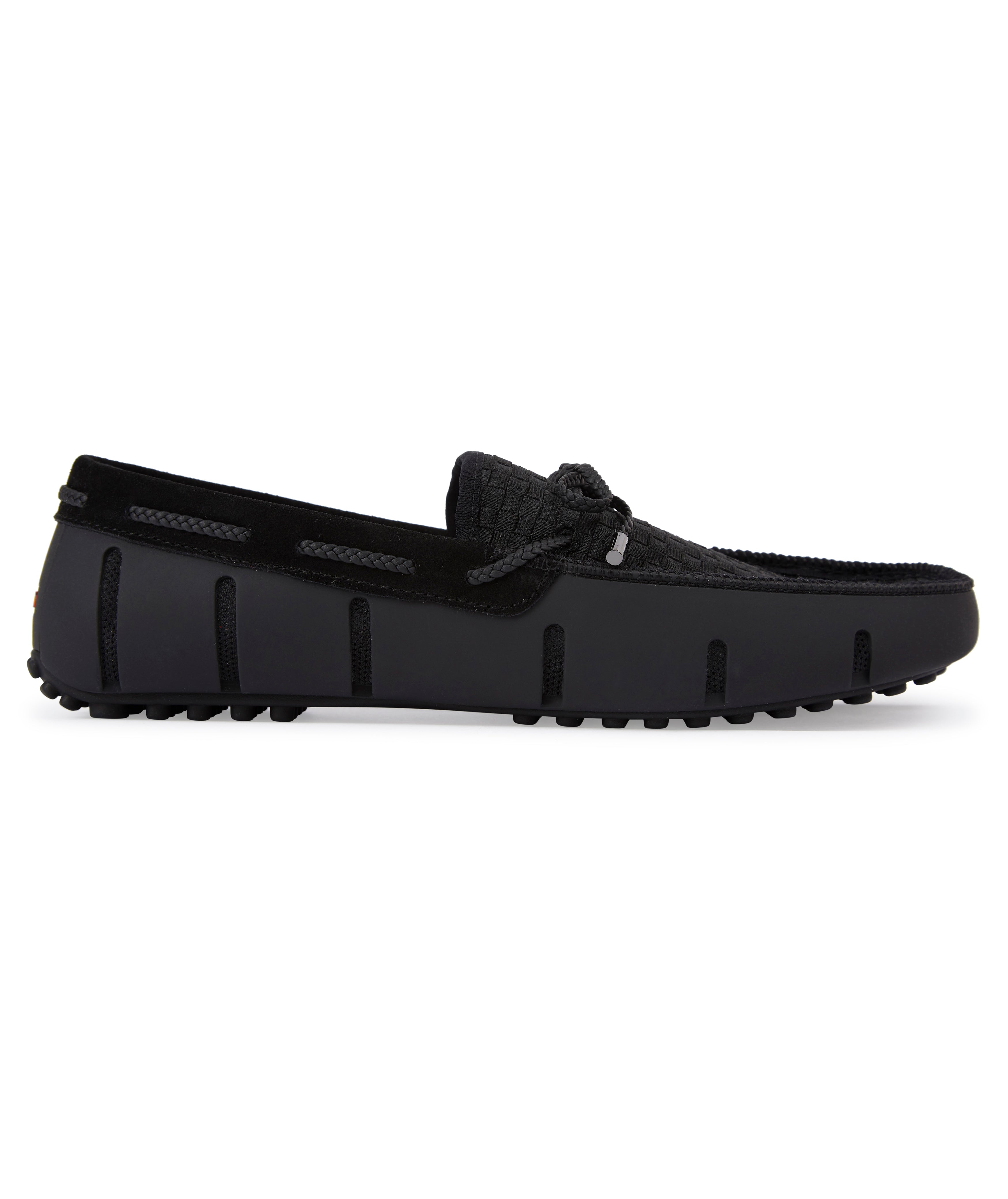 Load image into Gallery viewer, Swims Woven Driver Loafer Black
