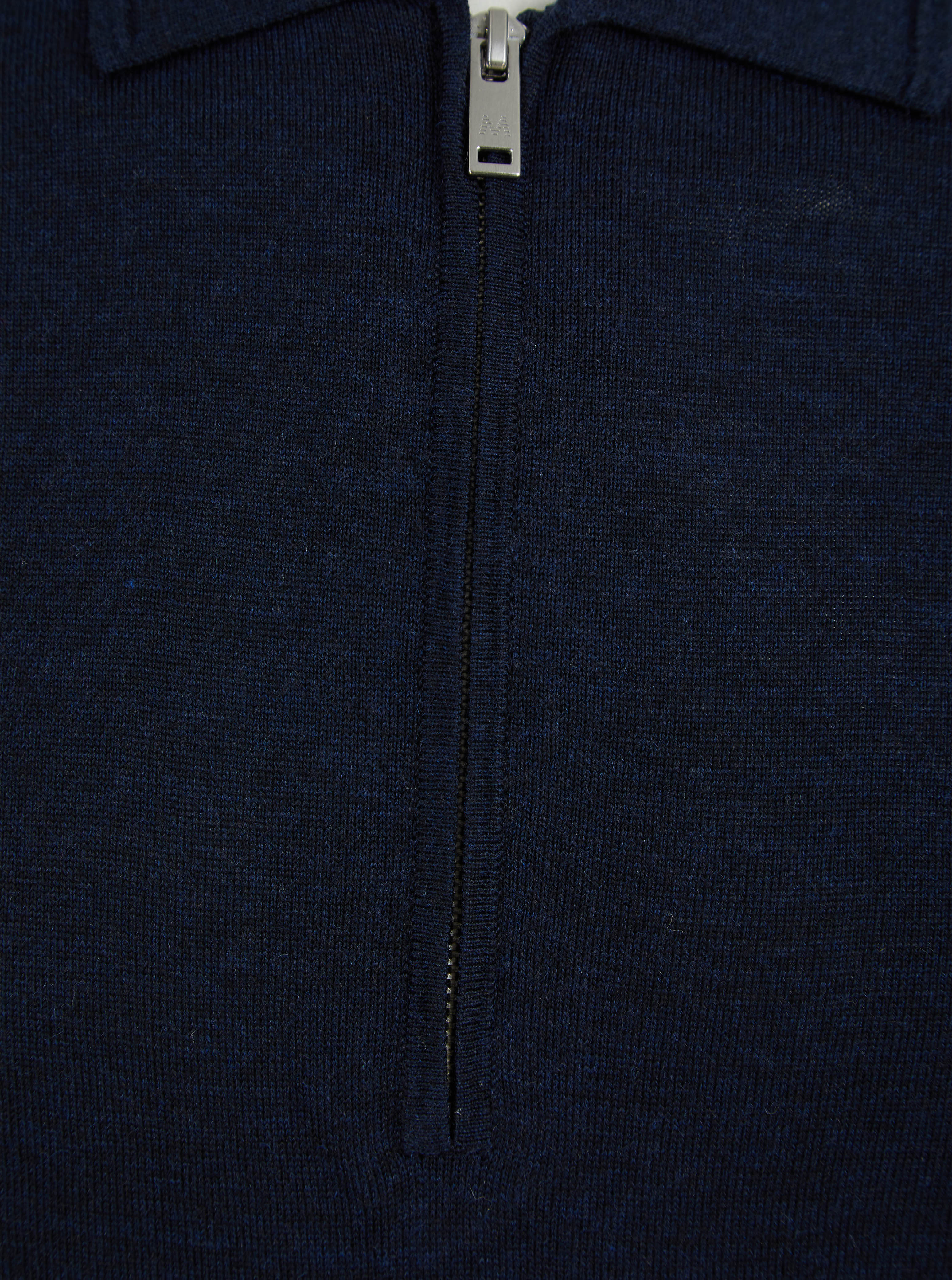 Load image into Gallery viewer, Matinique Zip Polo Knit Navy
