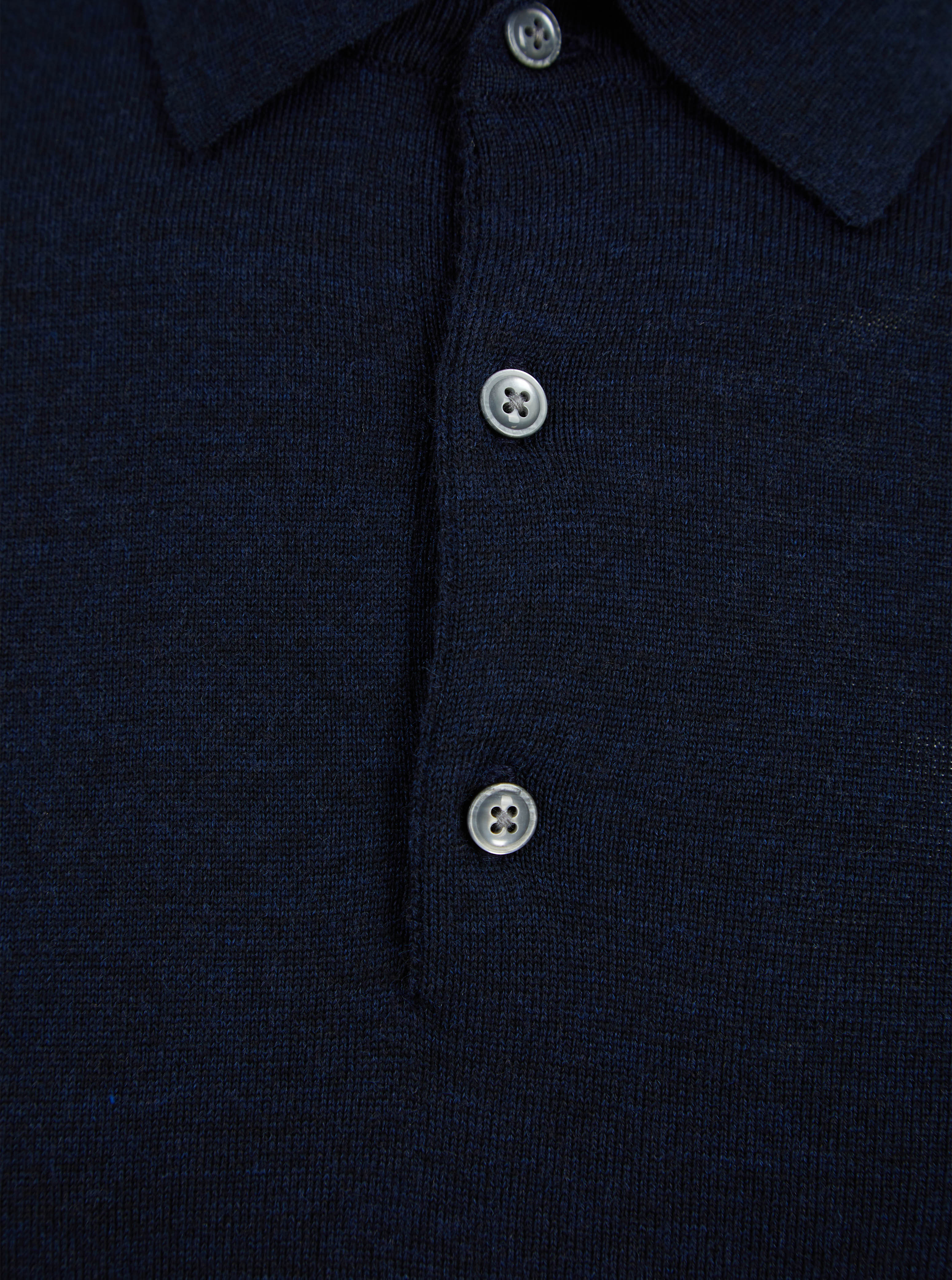 Load image into Gallery viewer, Matinique Klint Knitted Polo Navy
