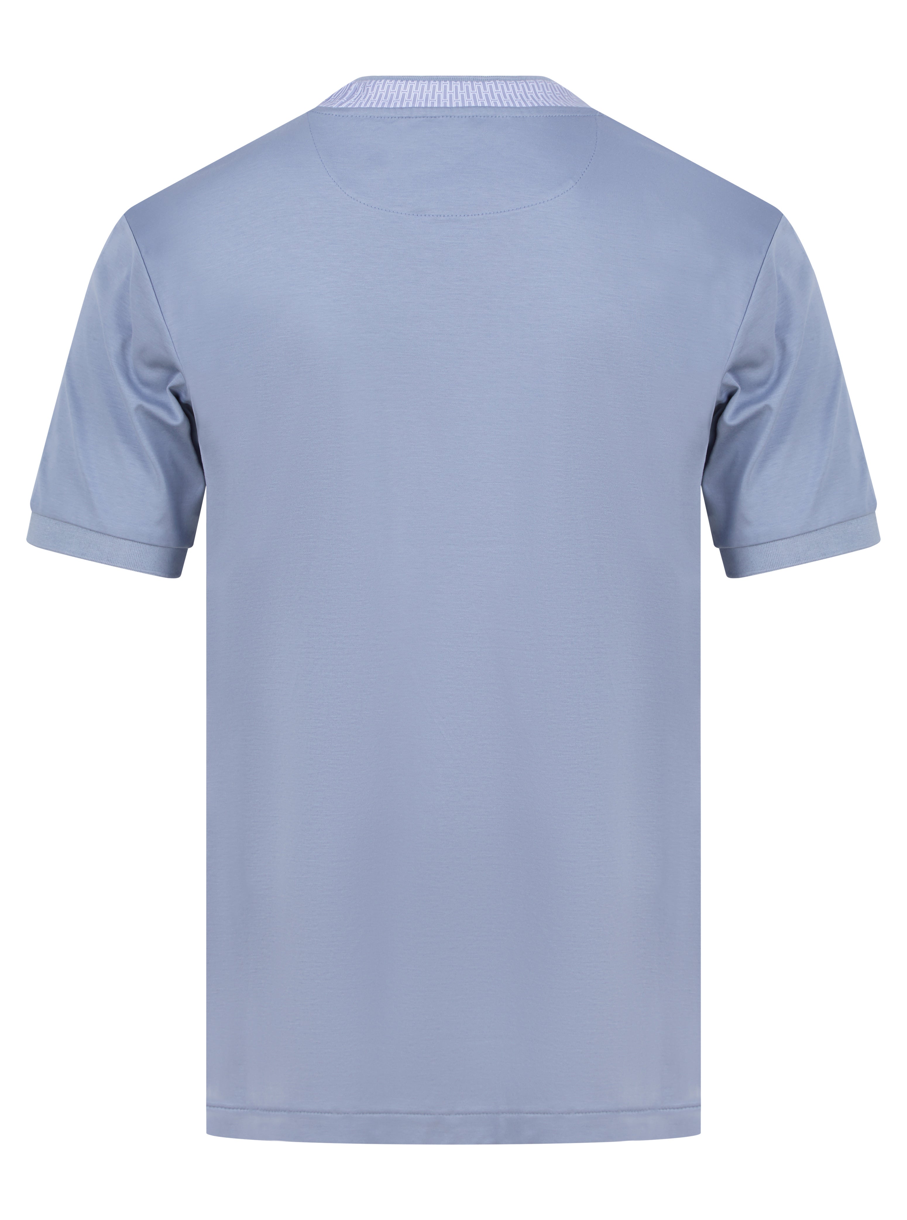 Load image into Gallery viewer, Lanka Contrast Collar T Shirt Blue
