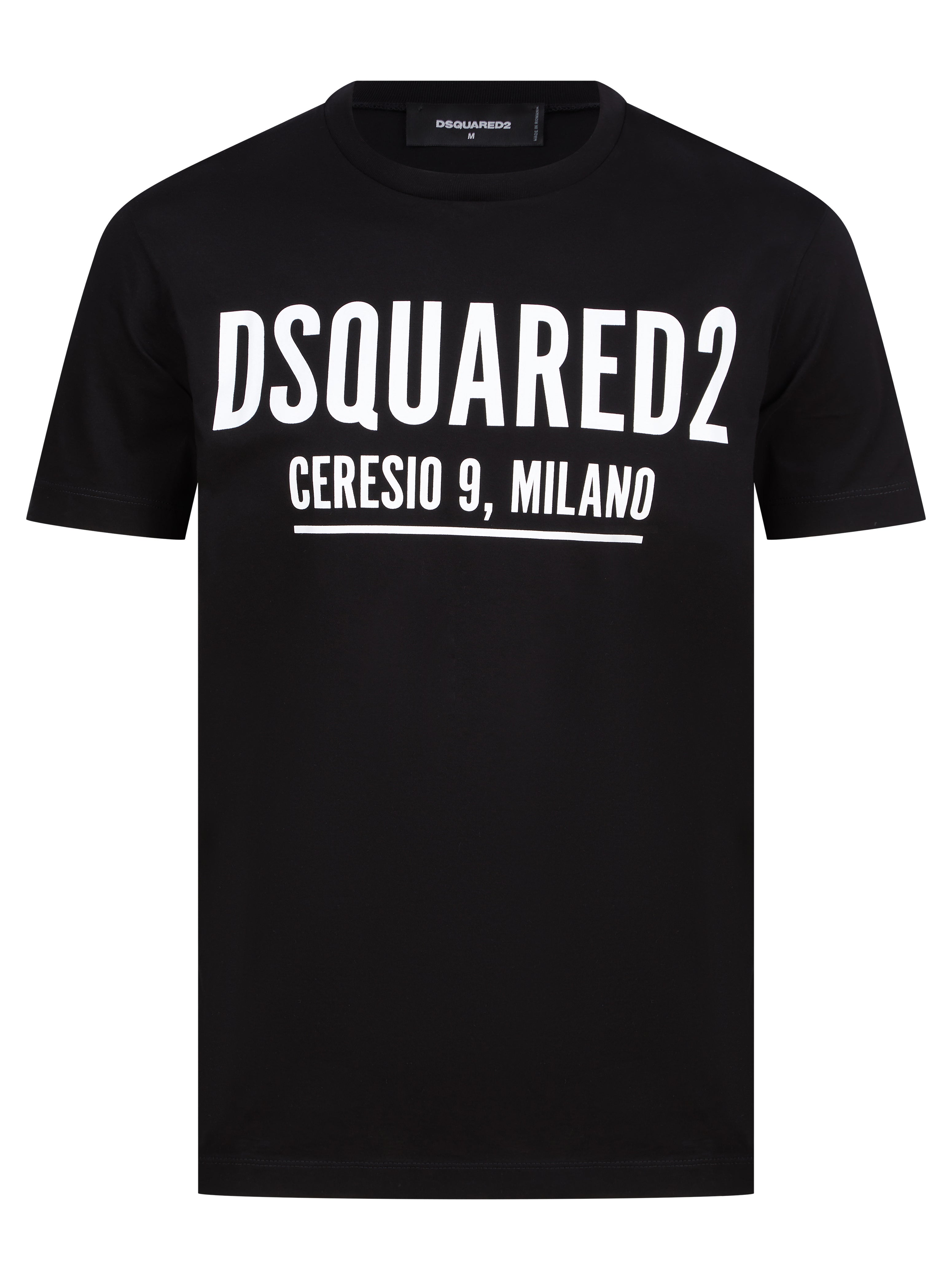 Load image into Gallery viewer, DSquared2 Logo Milano Tee Black
