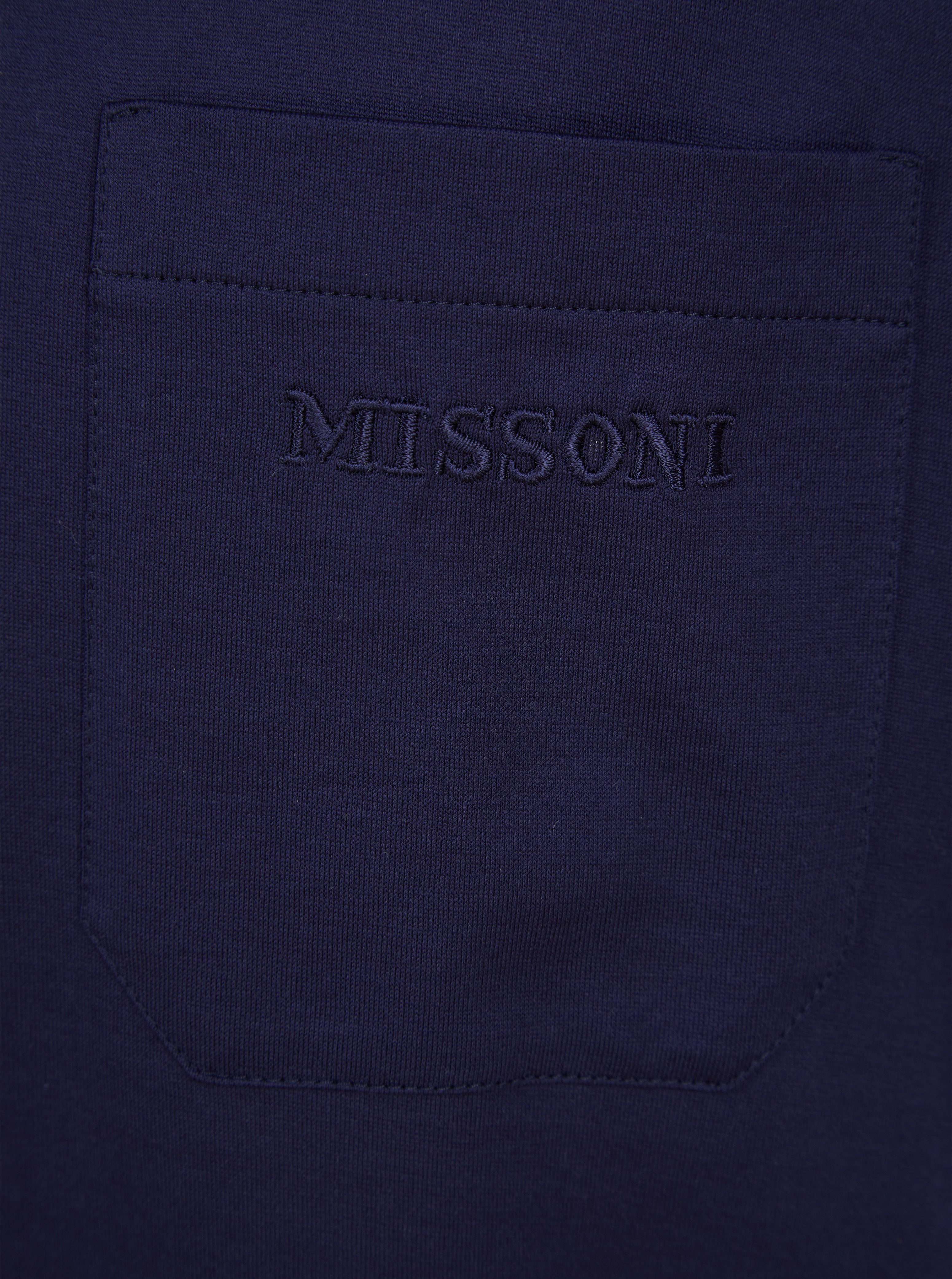 Load image into Gallery viewer, Missoni Insert Pattern T Shirt Navy
