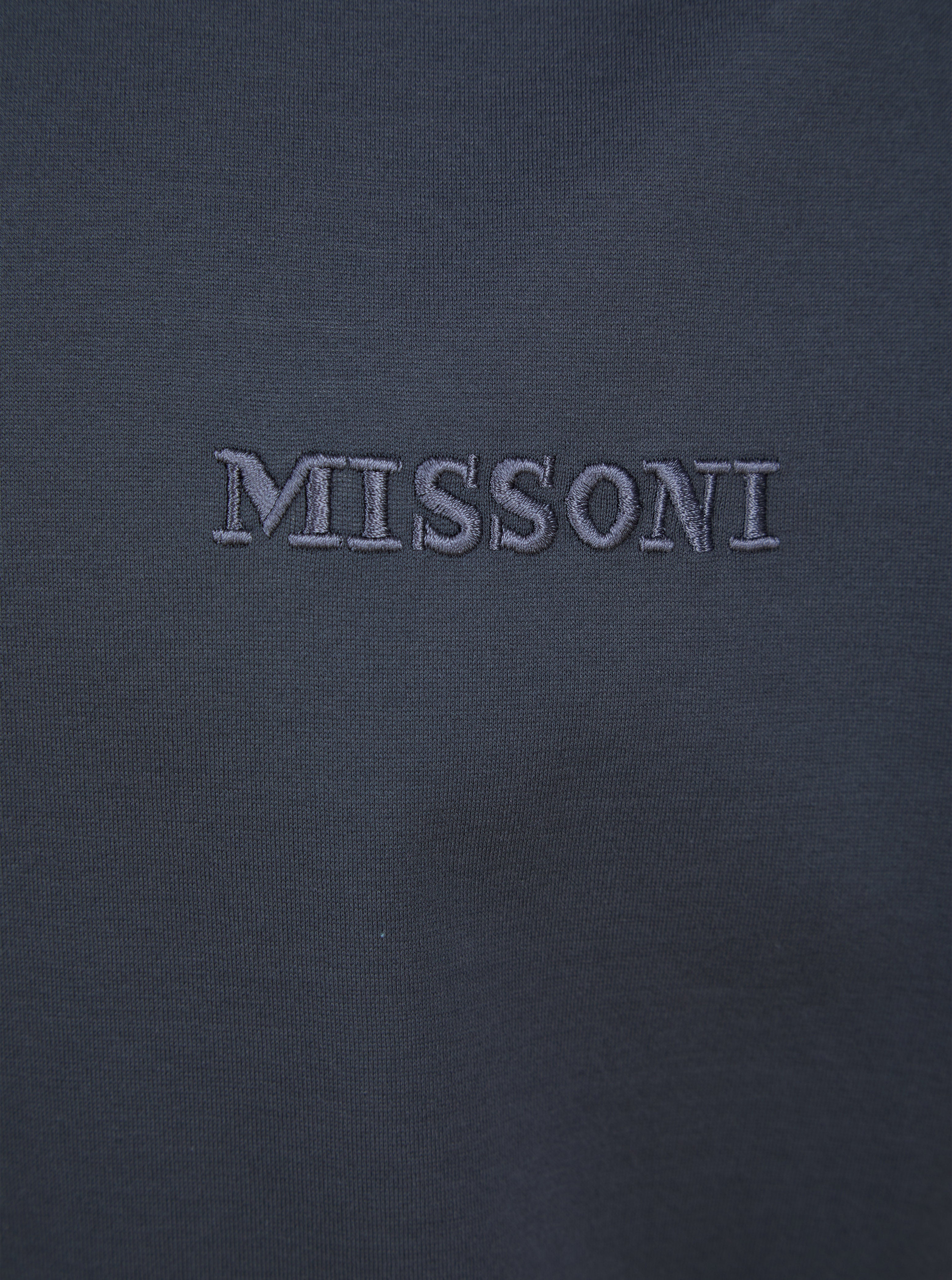 Load image into Gallery viewer, Missoni Contrast Collar T Shirt Grey
