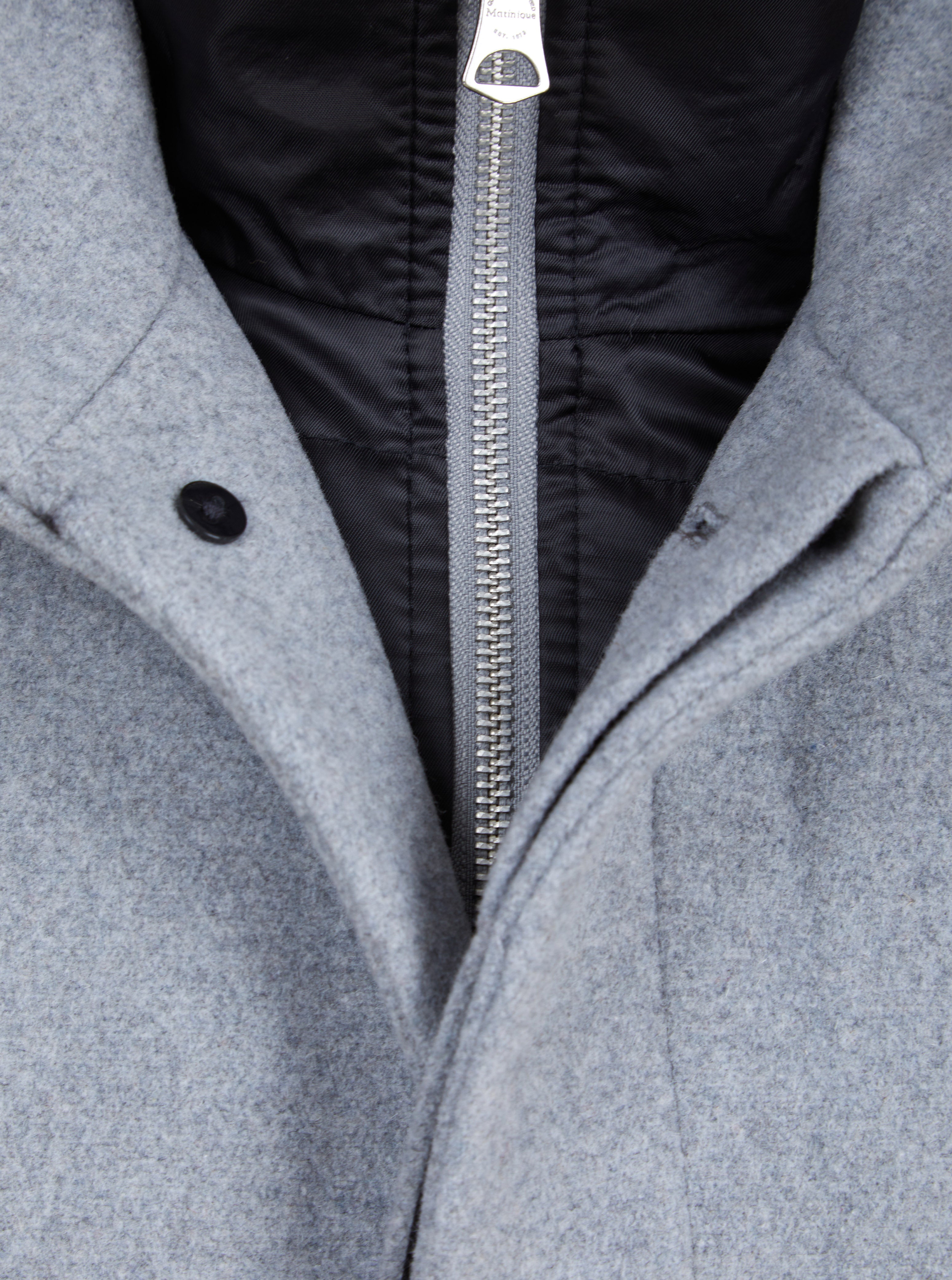 Load image into Gallery viewer, Matinique Harvey Wool Grey Jacket
