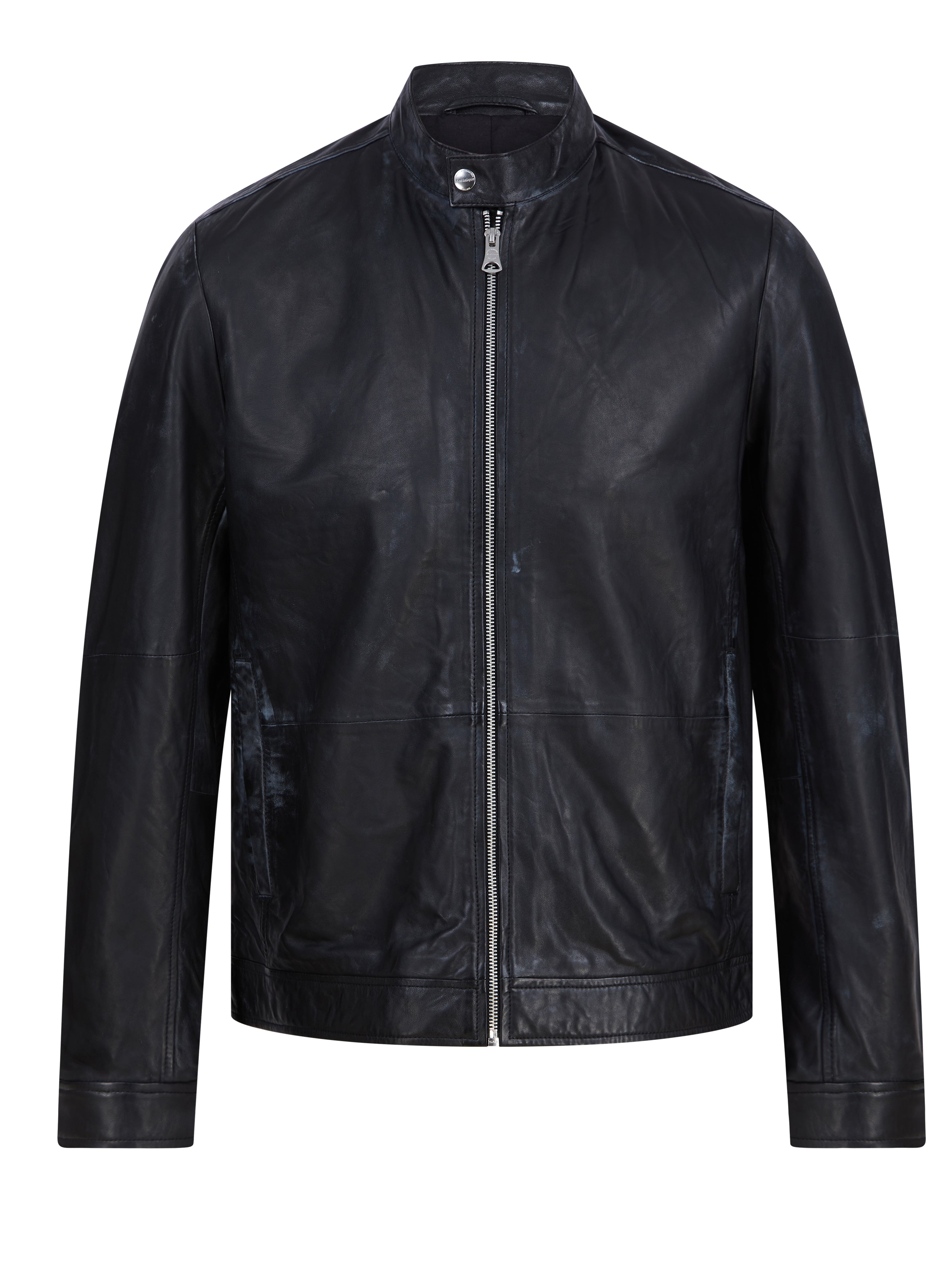 Load image into Gallery viewer, Matinique Adron Leather Jacket Black
