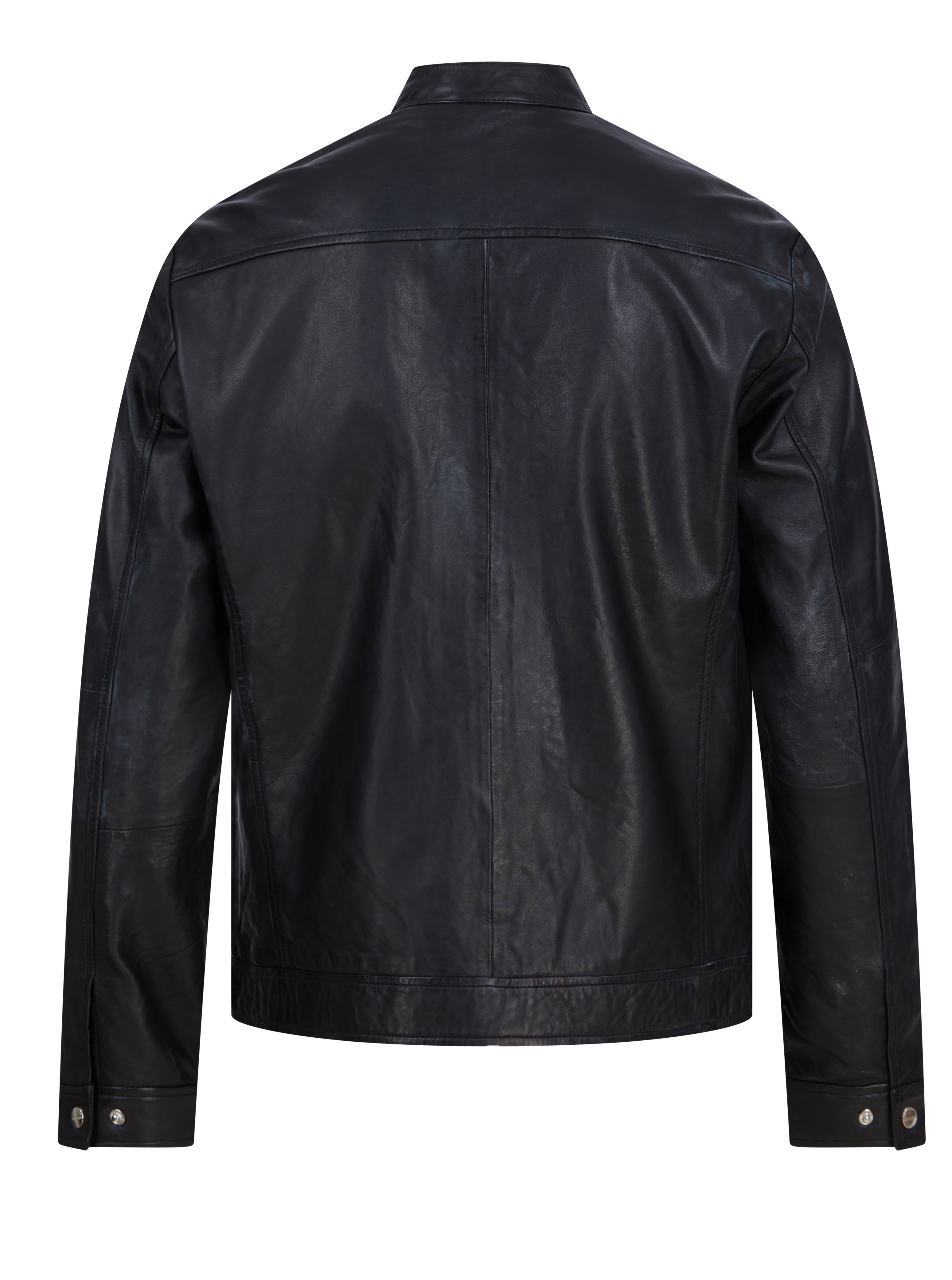 Load image into Gallery viewer, Matinique Adron Leather Jacket Black
