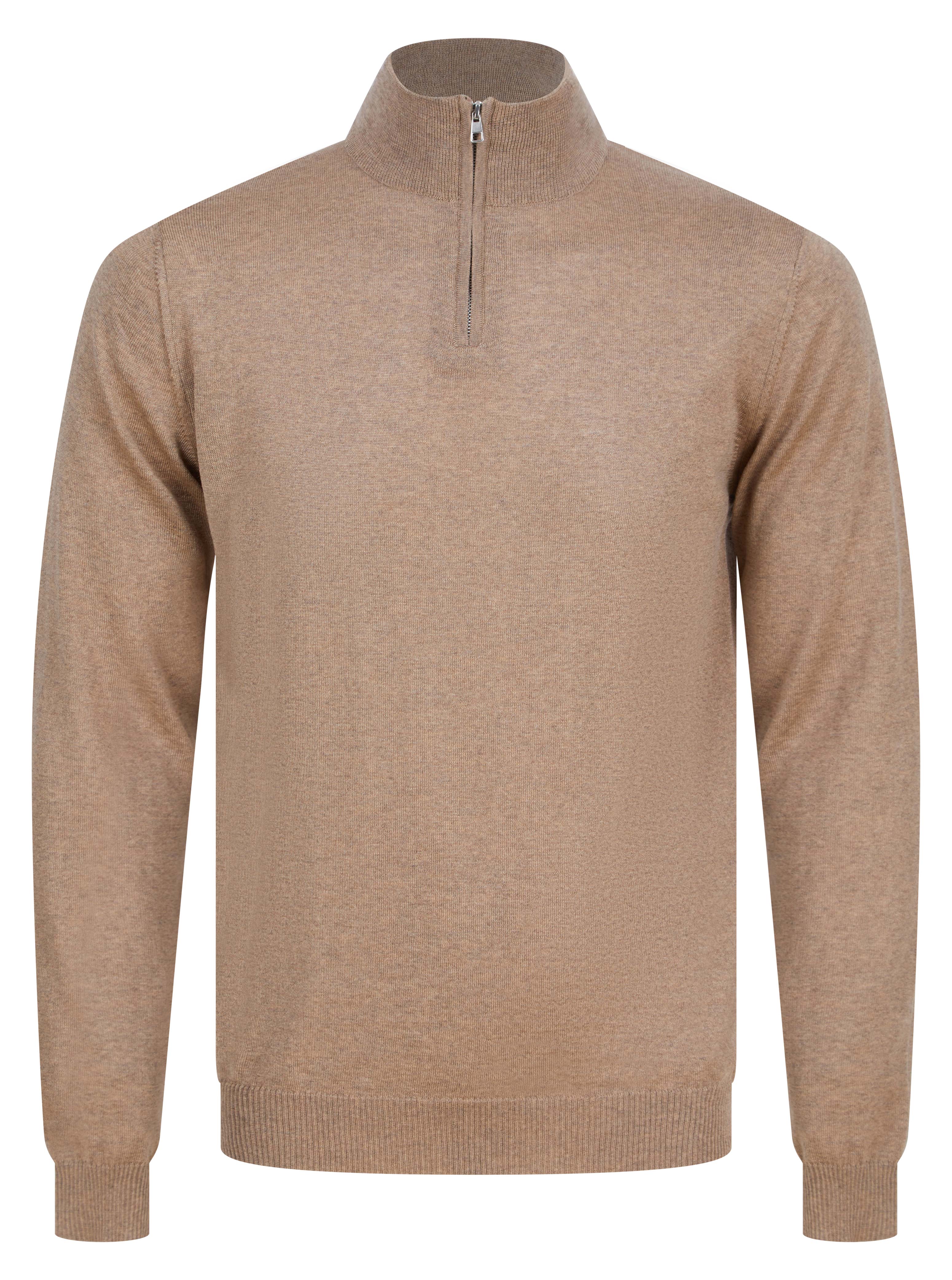 Load image into Gallery viewer, Oliver Sweeney Curragh 1/4 Zip Knit Oatmeal

