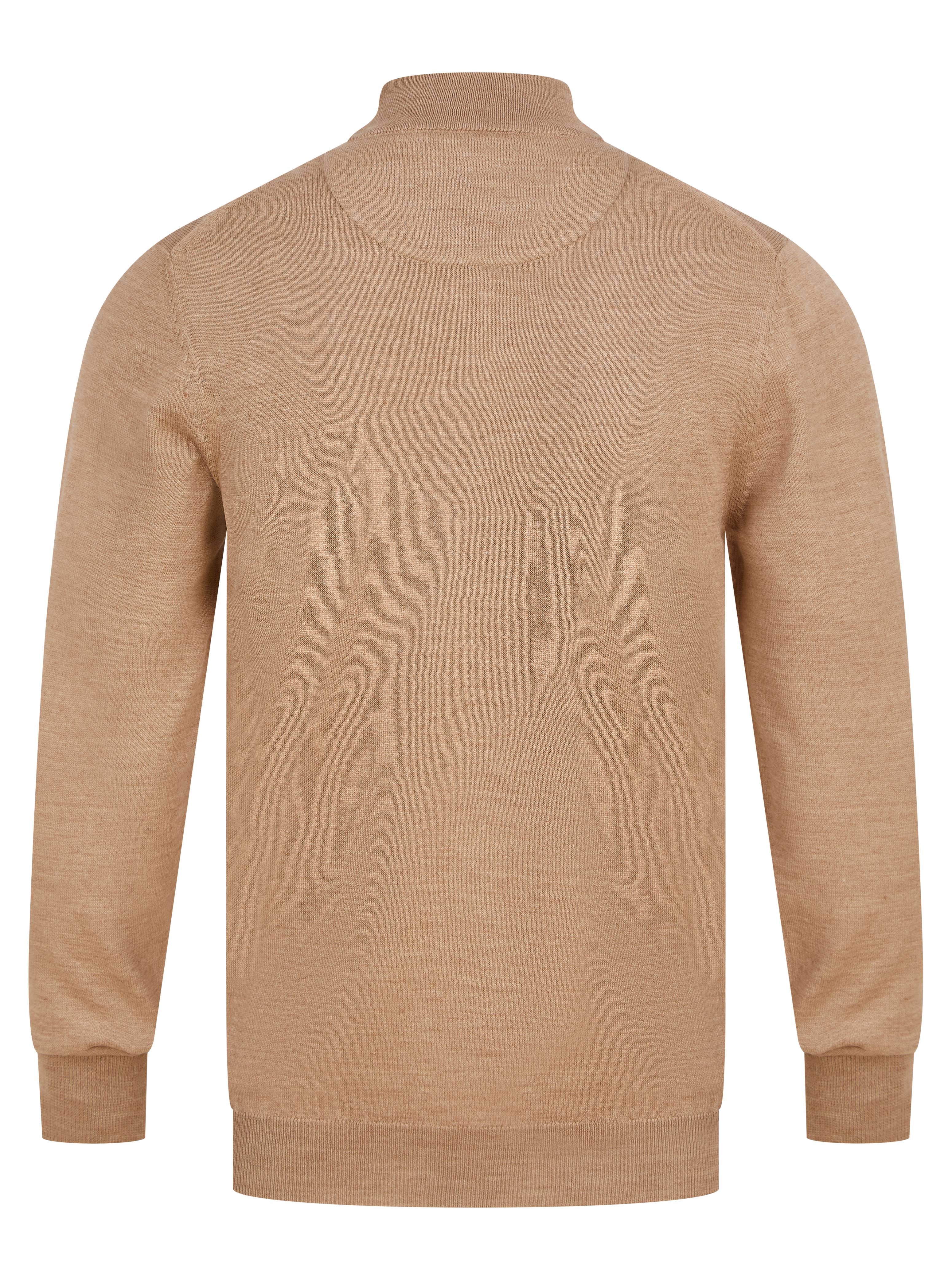Load image into Gallery viewer, Remus 1/4 Zip Knit Camel
