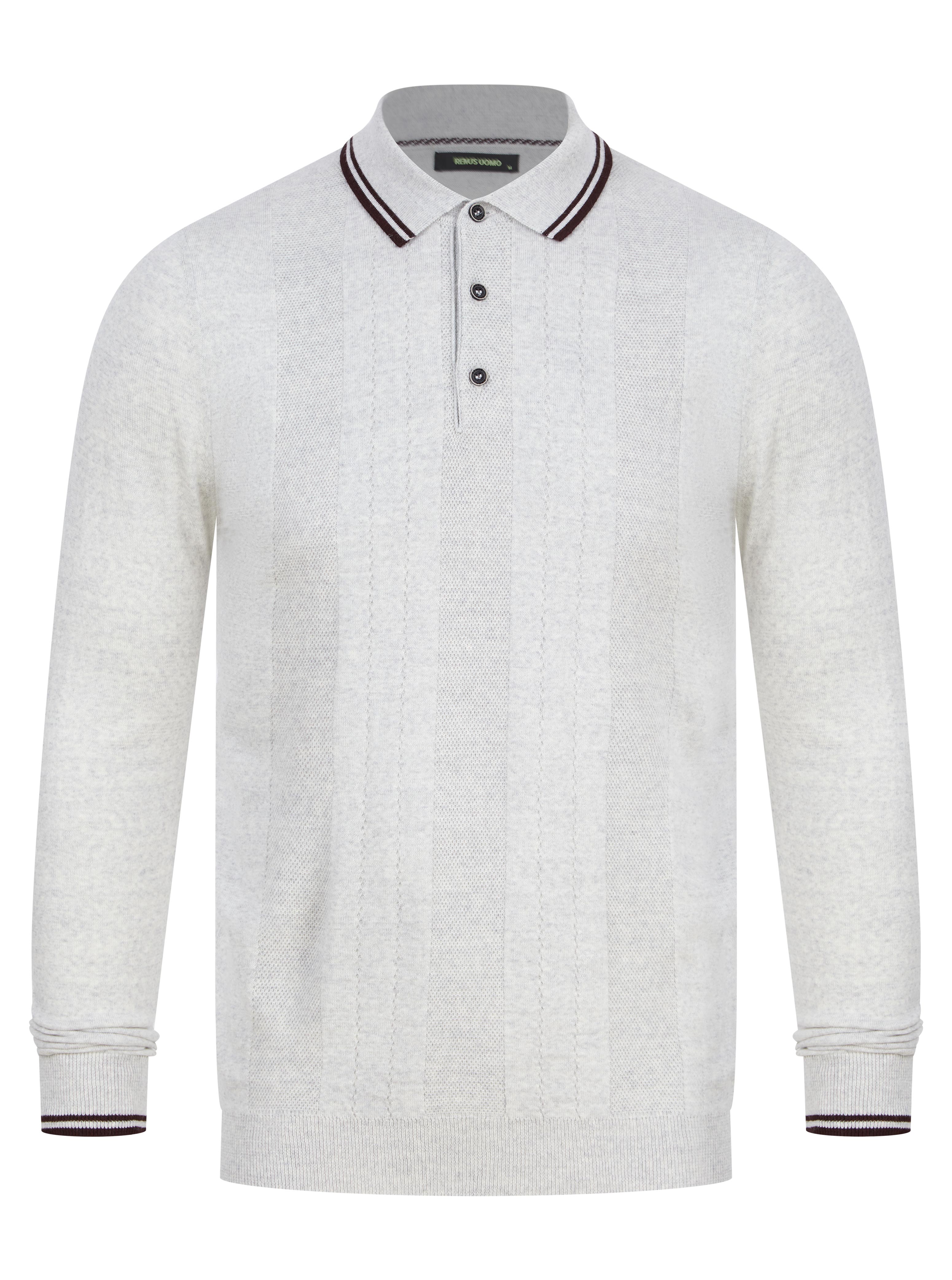 Load image into Gallery viewer, Remus Texture Polo Grey
