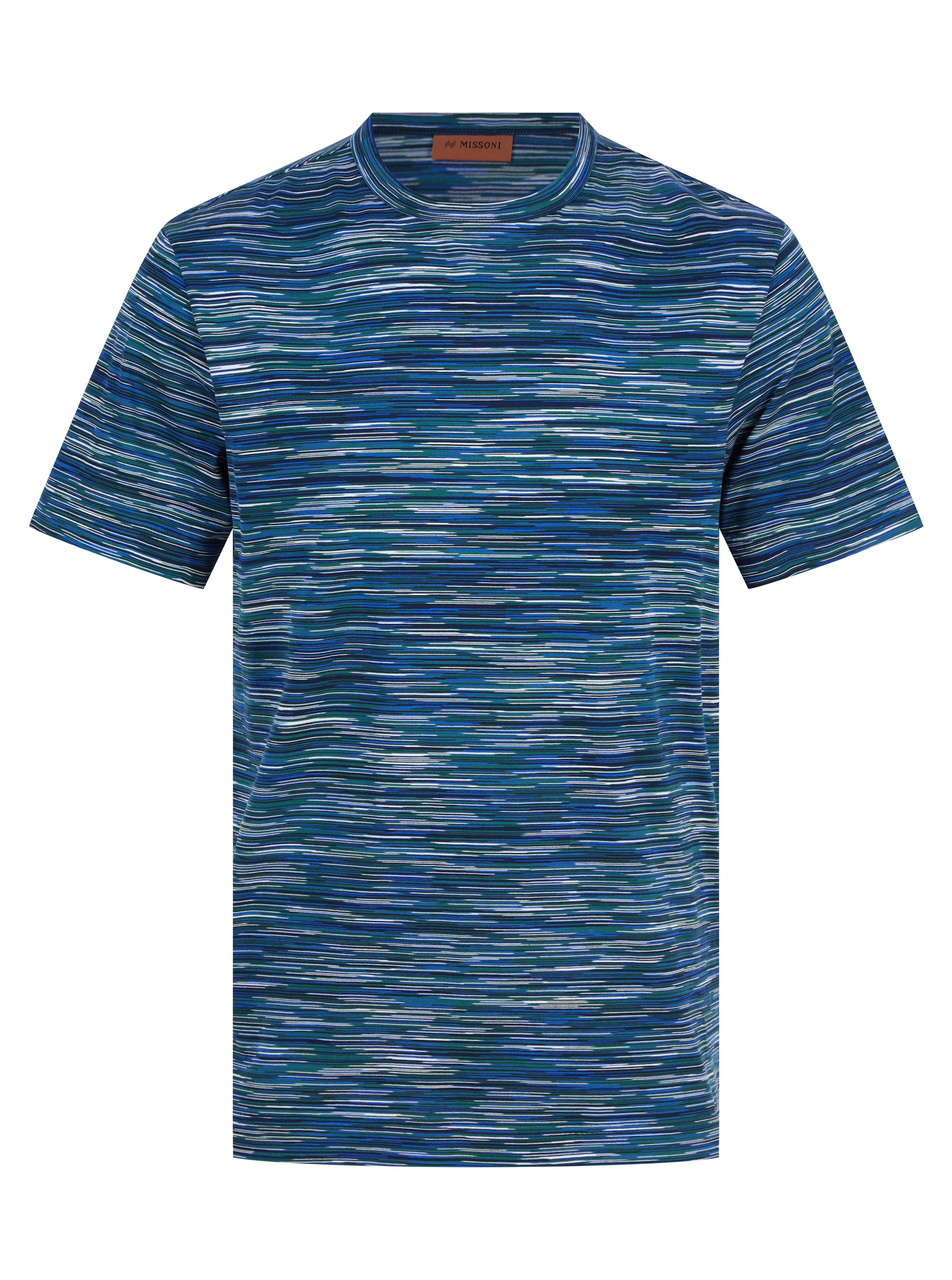 Load image into Gallery viewer, Missoni Stripe T Shirt Blue
