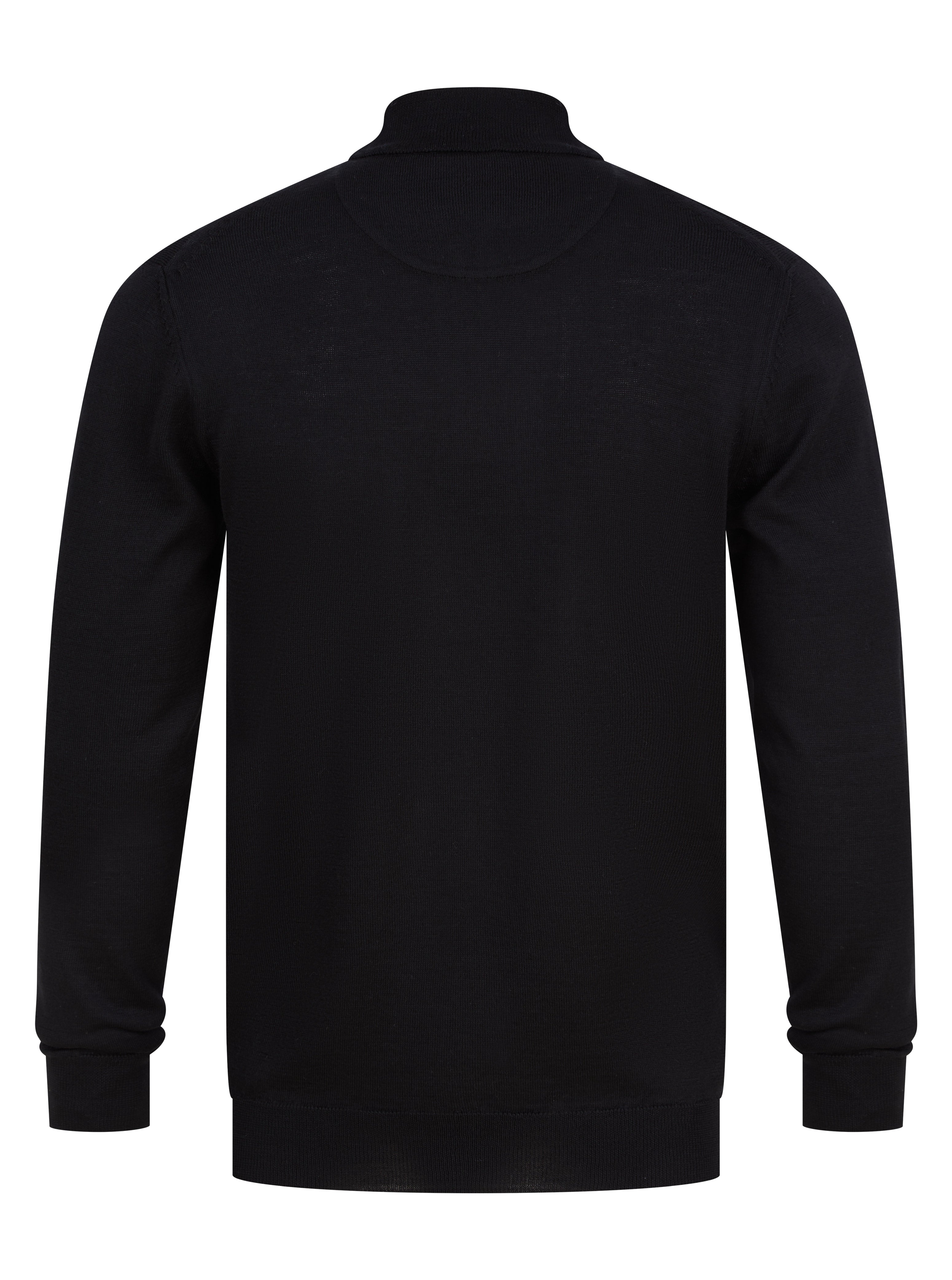 Load image into Gallery viewer, Remus 1/4 Zip Knit Black
